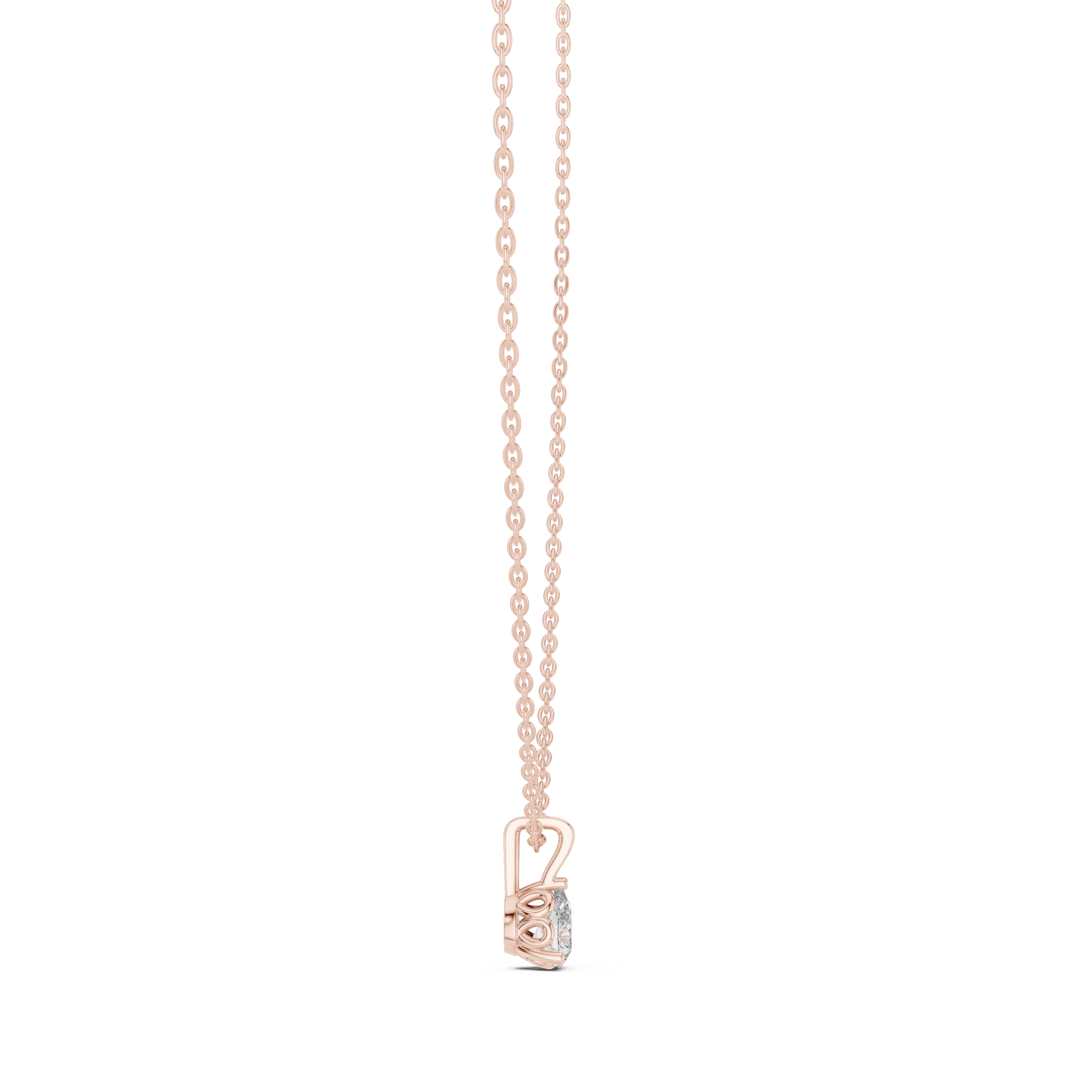 Luxury fashion Round Brilliant Cut Diamond Solitaire Pendant Necklace in Four Prong Setting curated for exclusive jewelry collections