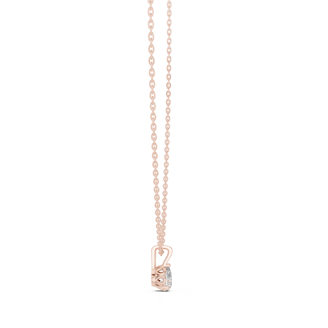 Luxury fashion Round Brilliant Cut Diamond Solitaire Pendant Necklace in Four Prong Setting curated for exclusive jewelry collections