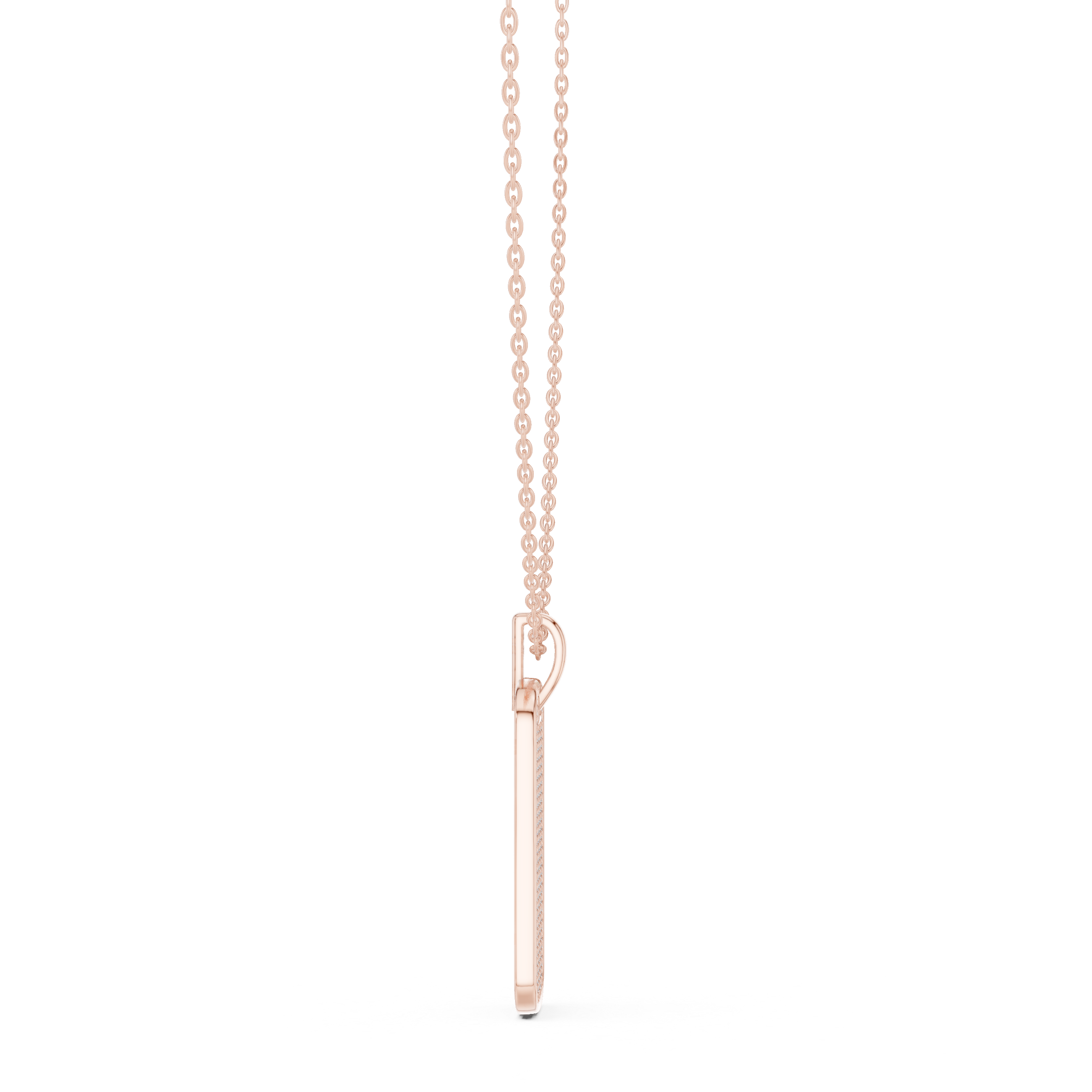 Sleek Round Brilliant Cut Diamond Solitaire Pendant Necklace perfect for both casual and formal styling