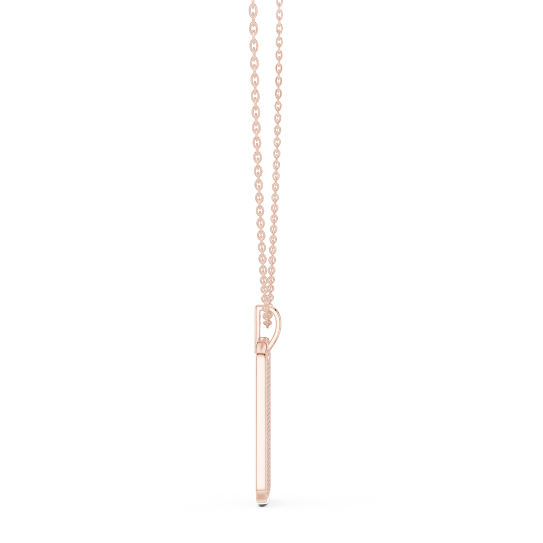 Sleek Round Brilliant Cut Diamond Solitaire Pendant Necklace perfect for both casual and formal styling
