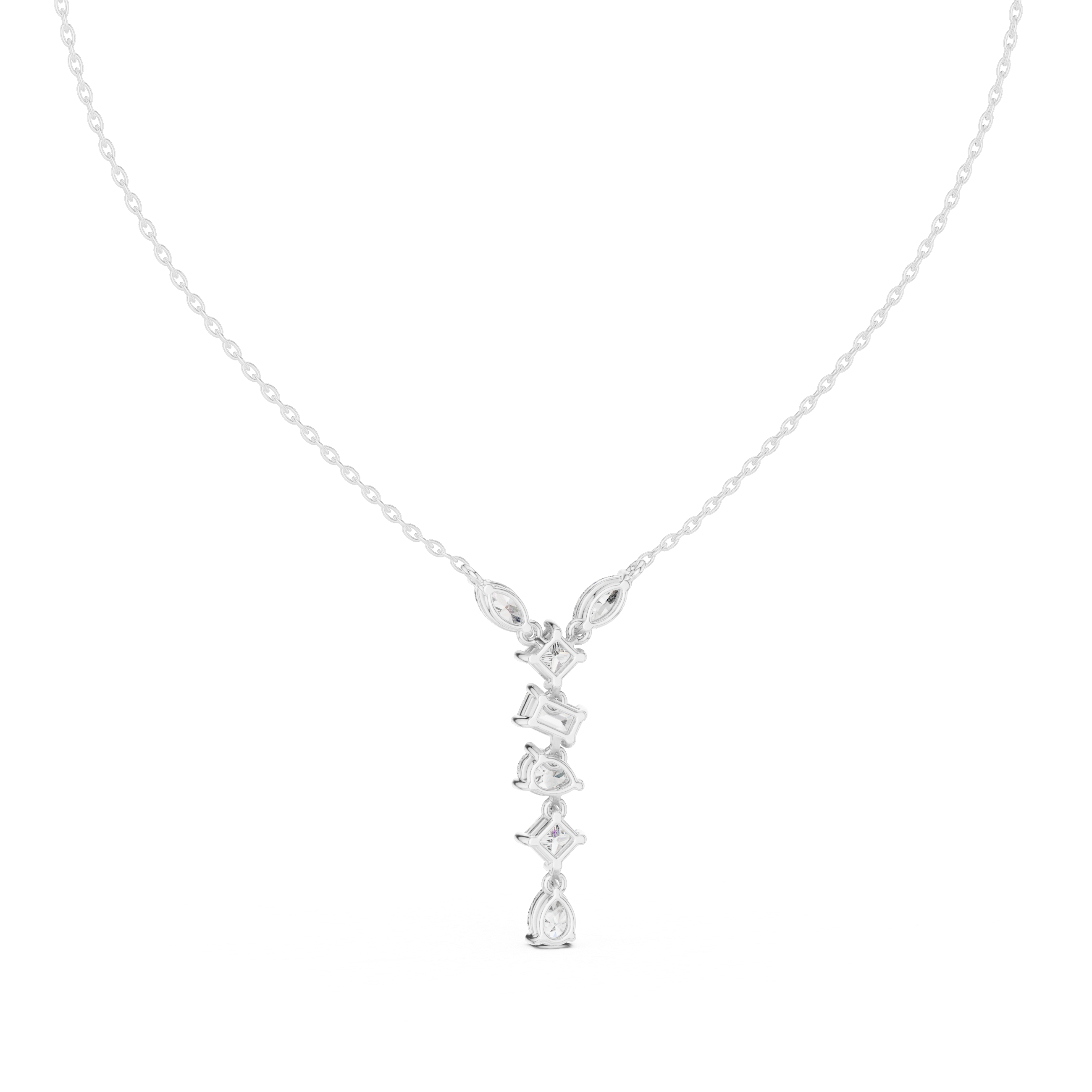 Sleek Round Brilliant Cut Diamond Solitaire Pendant Necklace perfect for both casual and formal styling