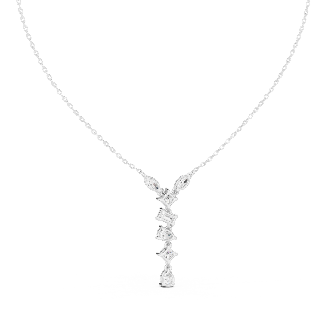 Sleek Round Brilliant Cut Diamond Solitaire Pendant Necklace perfect for both casual and formal styling