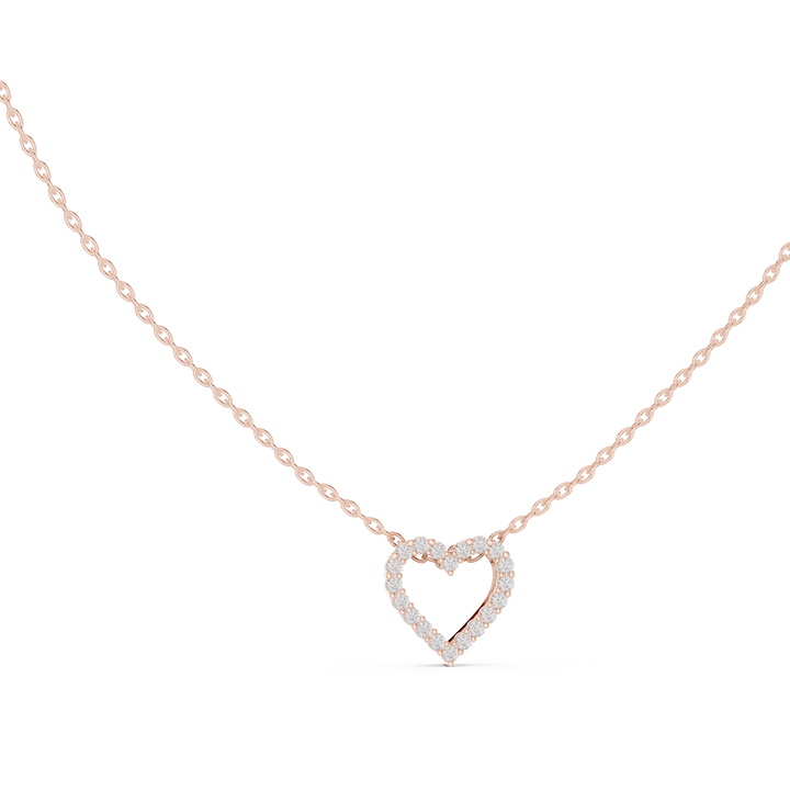 Sleek Round Brilliant Cut Diamond Solitaire Pendant Necklace perfect for both casual and formal styling