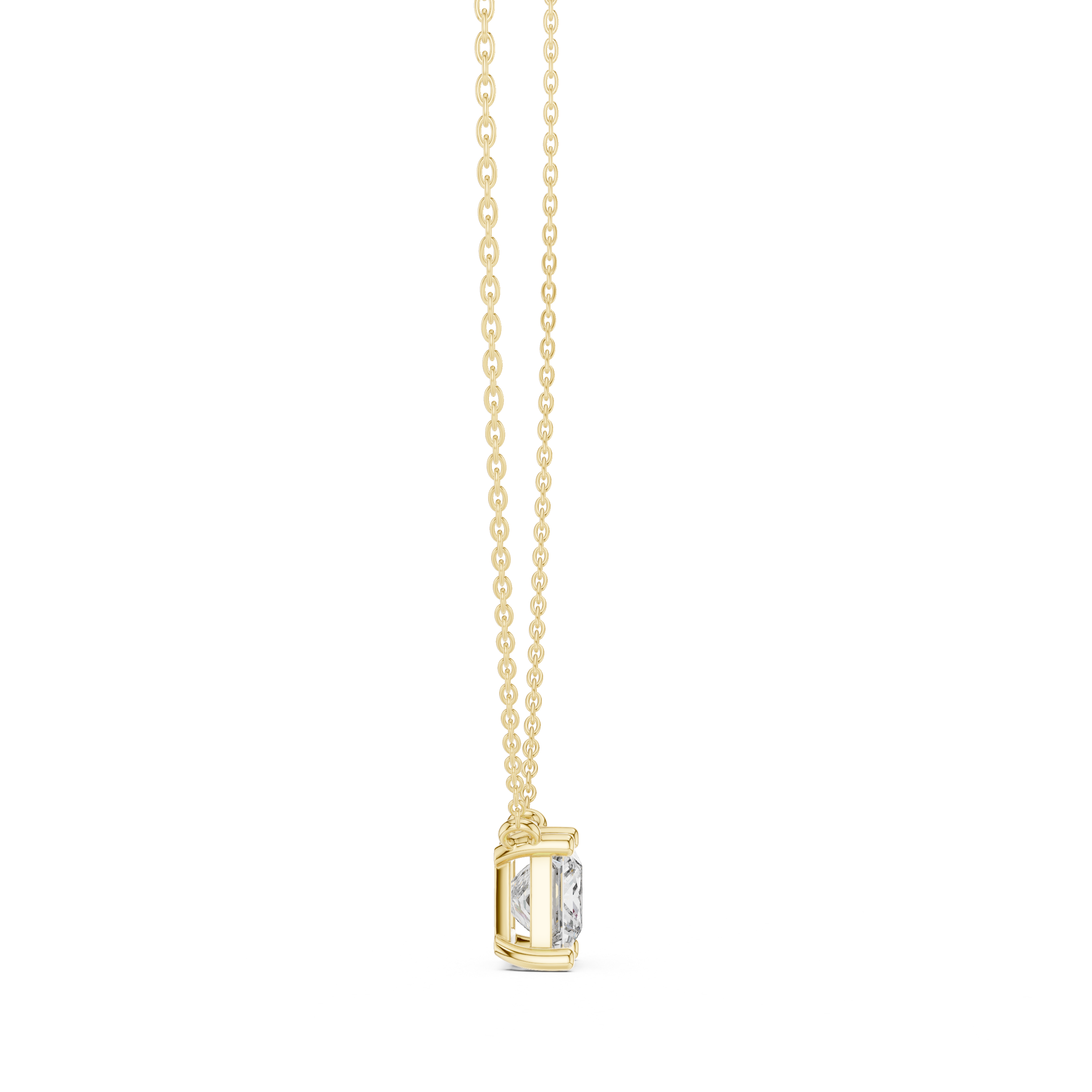 Luxury fashion Round Brilliant Cut Diamond Solitaire Pendant Necklace in Four Prong Setting curated for exclusive jewelry collections