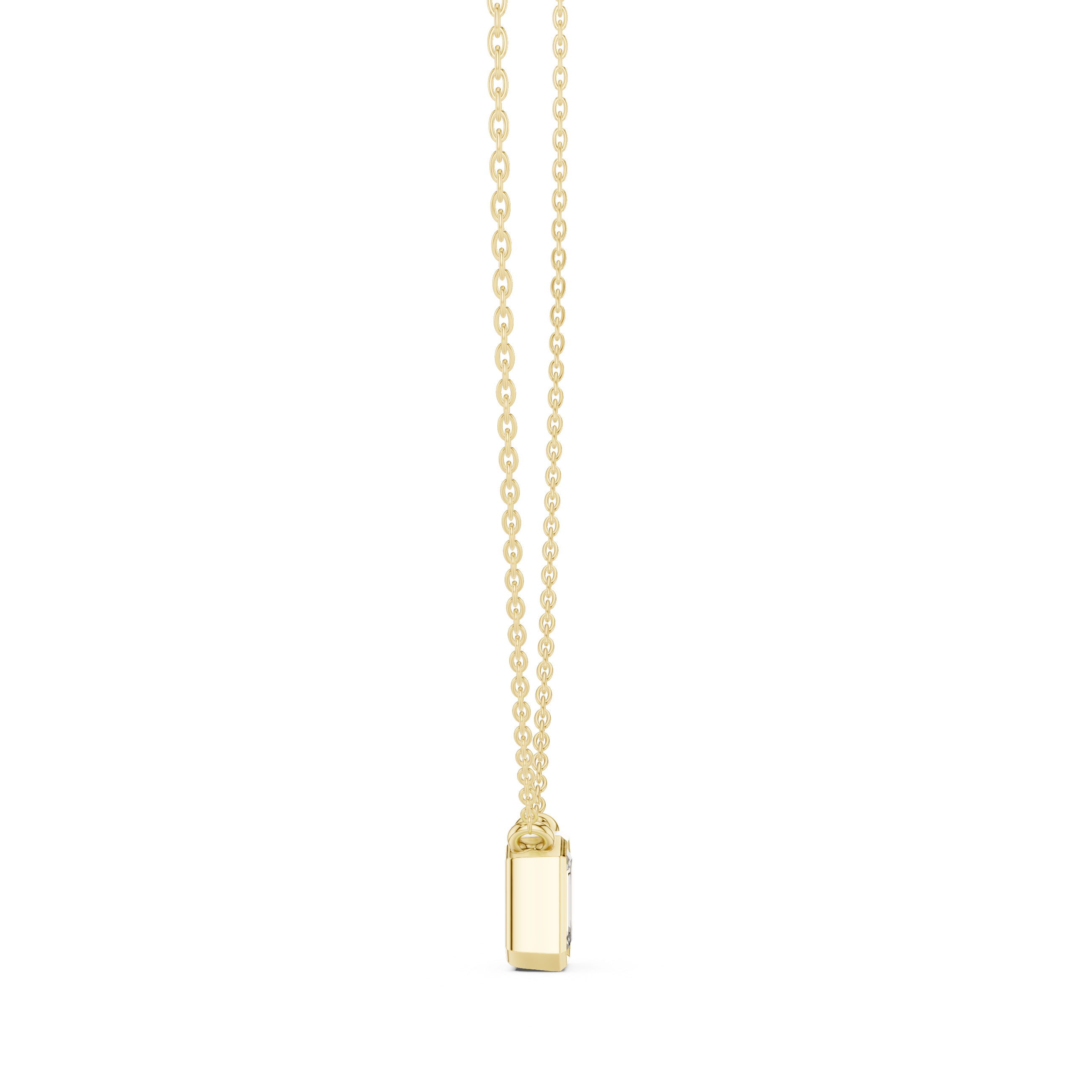 Sleek Round Brilliant Cut Diamond Solitaire Pendant Necklace perfect for both casual and formal styling