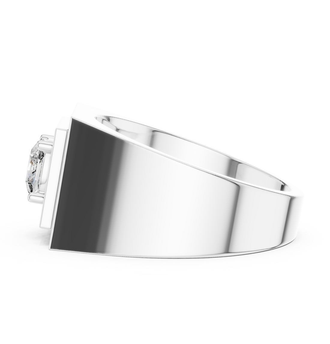 Heavy men's fashion ring with modern look.