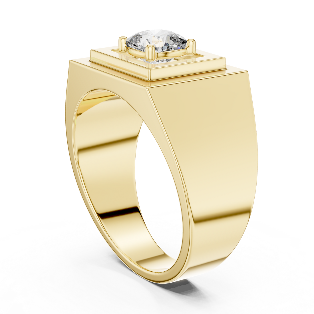 Multi-stone fashion ring with vibrant colors.
