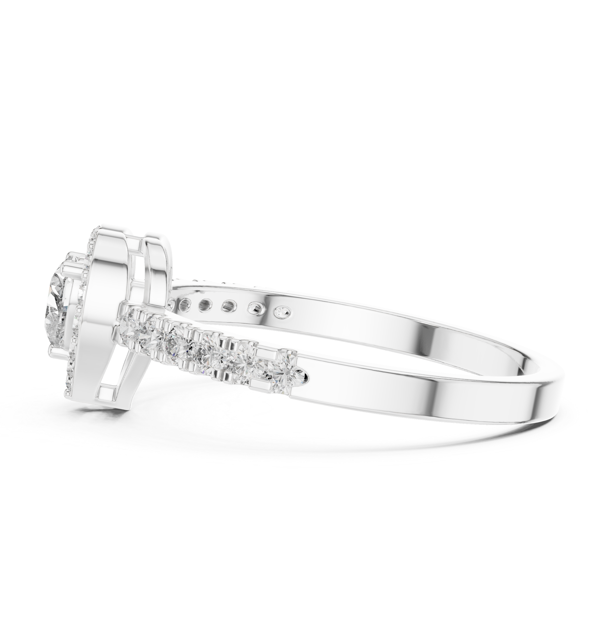 Stackable ring set with slim polished bands.