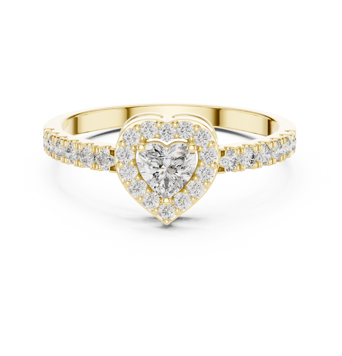 Promise ring with simple modern band.