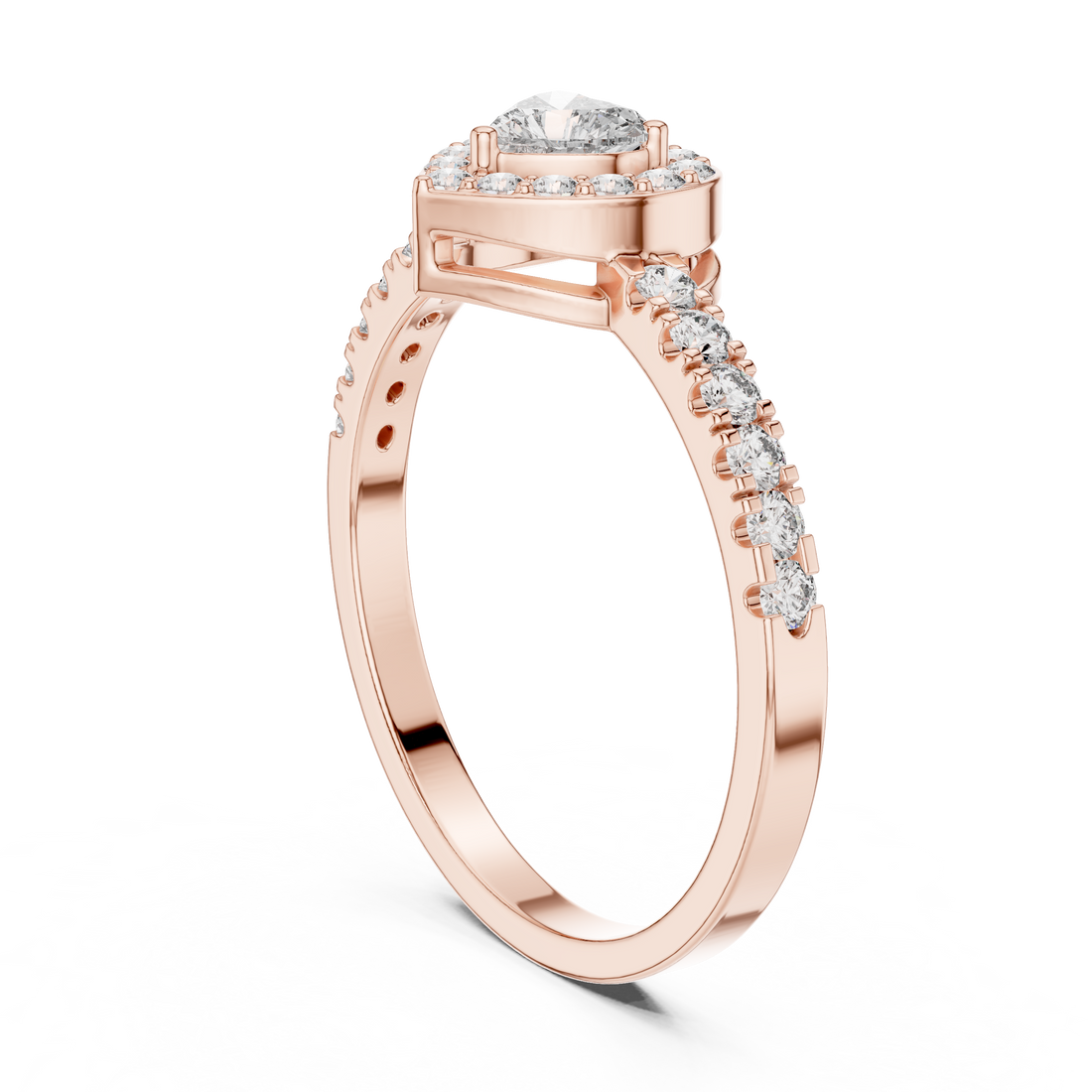 Celebration ring with colorful gemstone design.