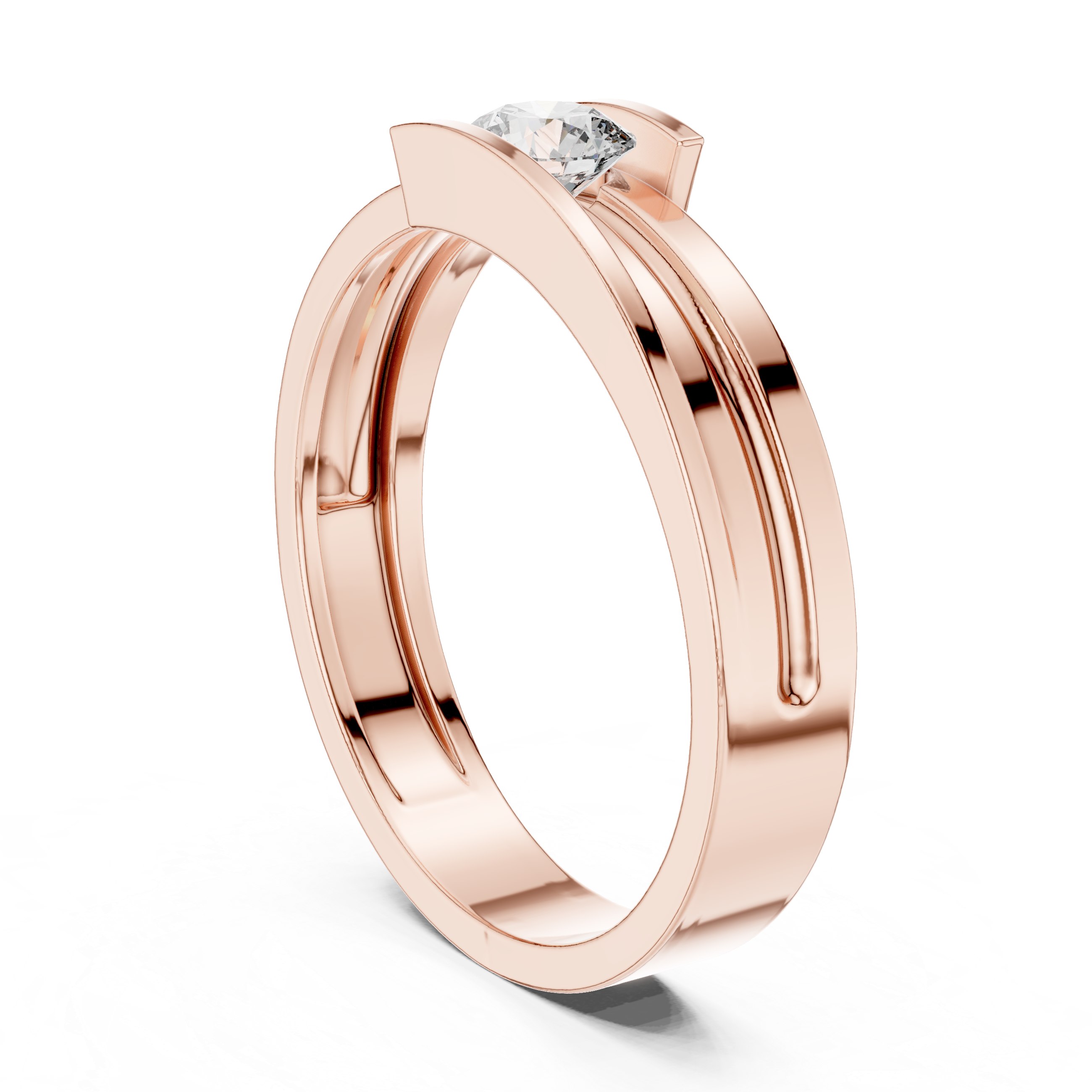 Diamond bangle with pavé-set stones.