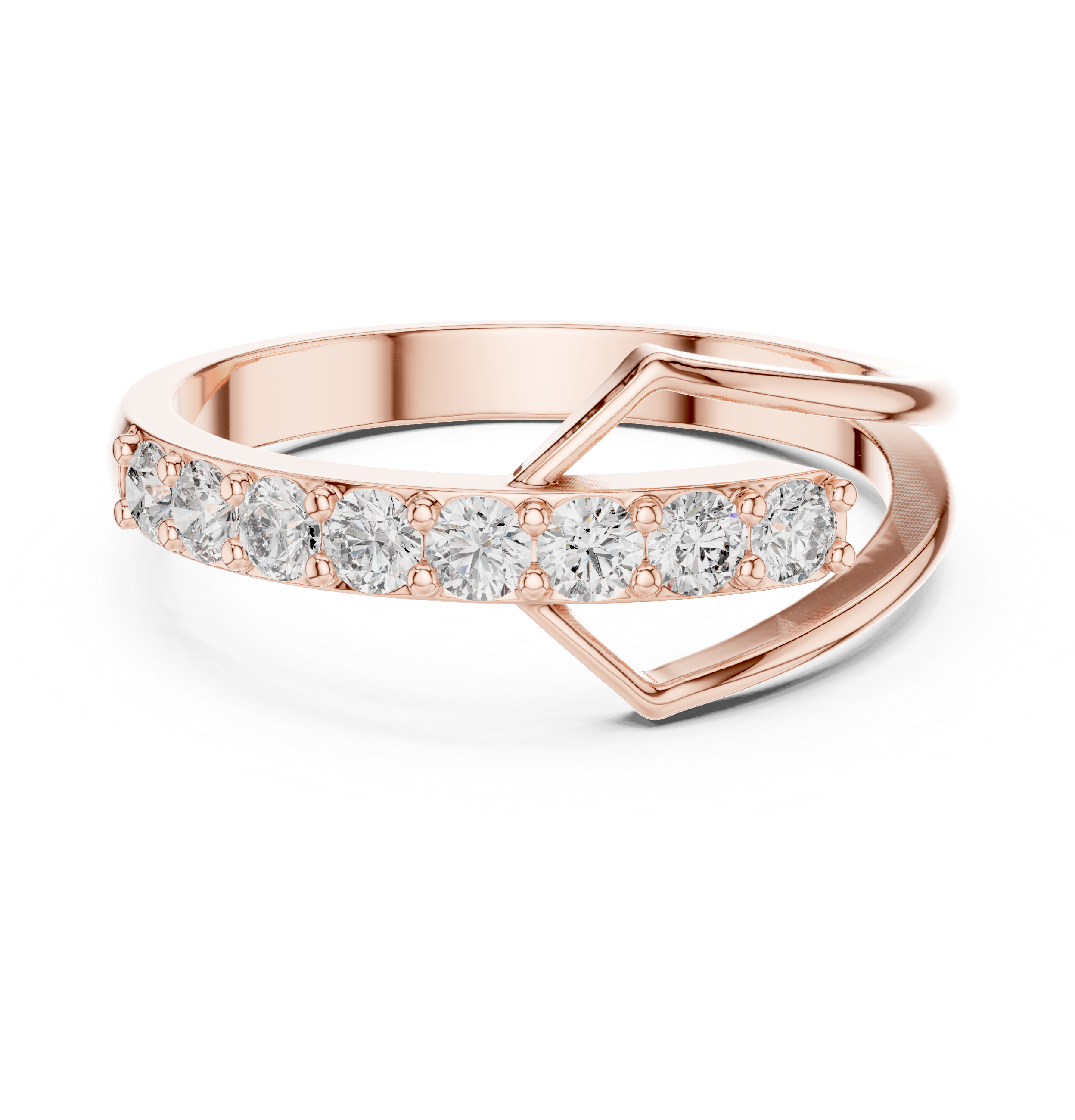 Diamond halo earrings with brilliant sparkle.