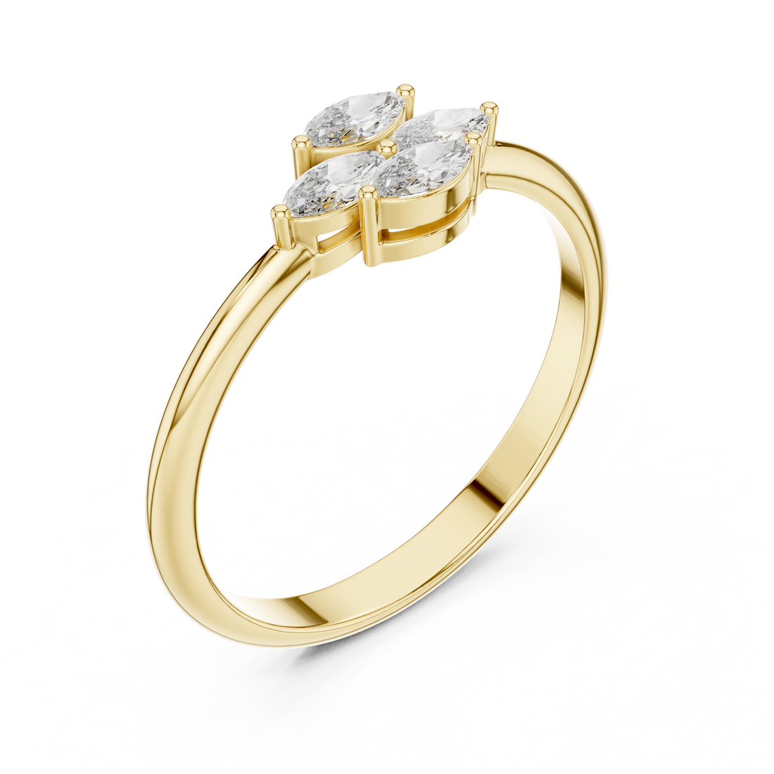 Decorative gemstone toe ring with colorful sparkle.