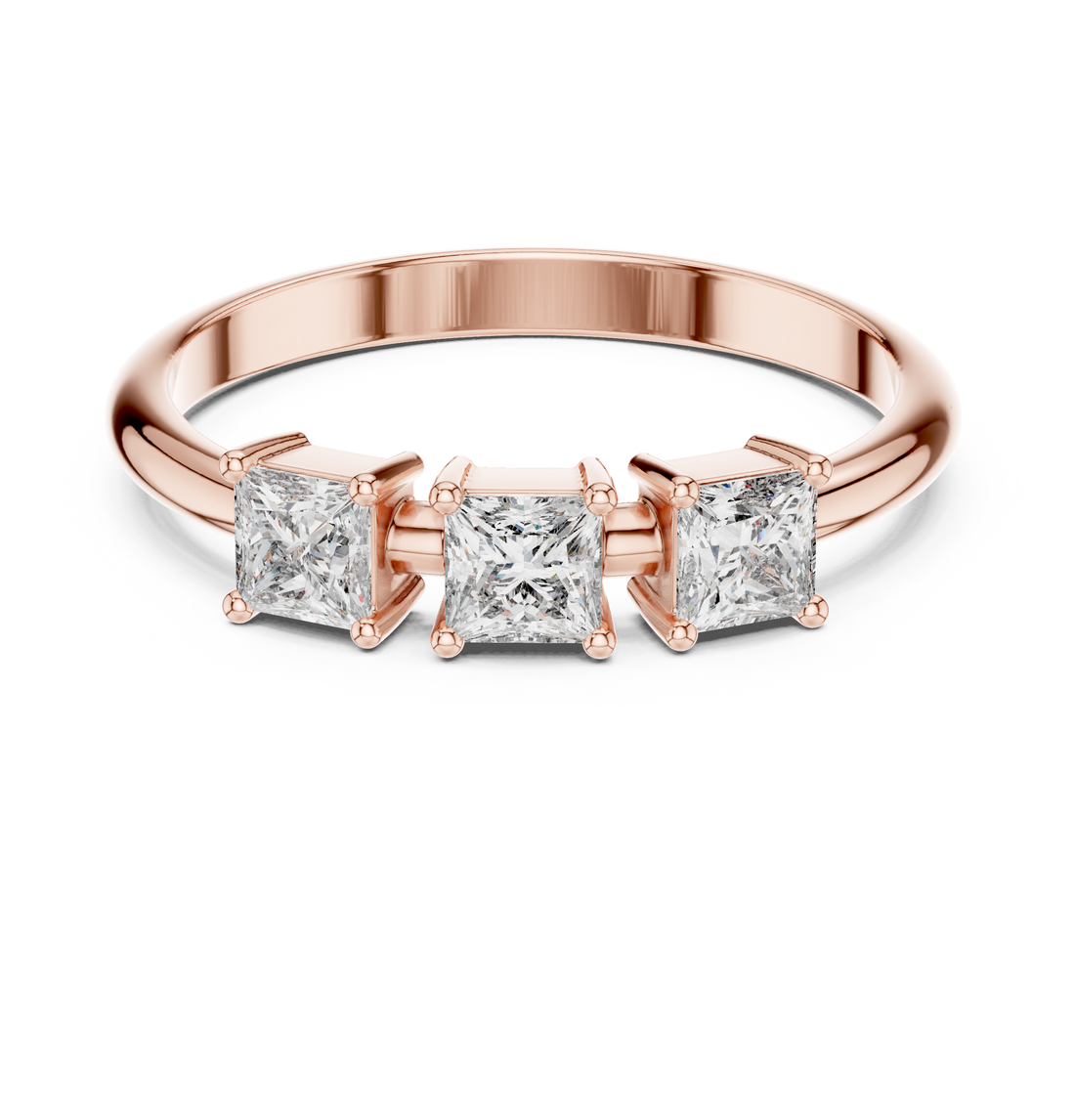 Modern pearl ring with sleek polished band.