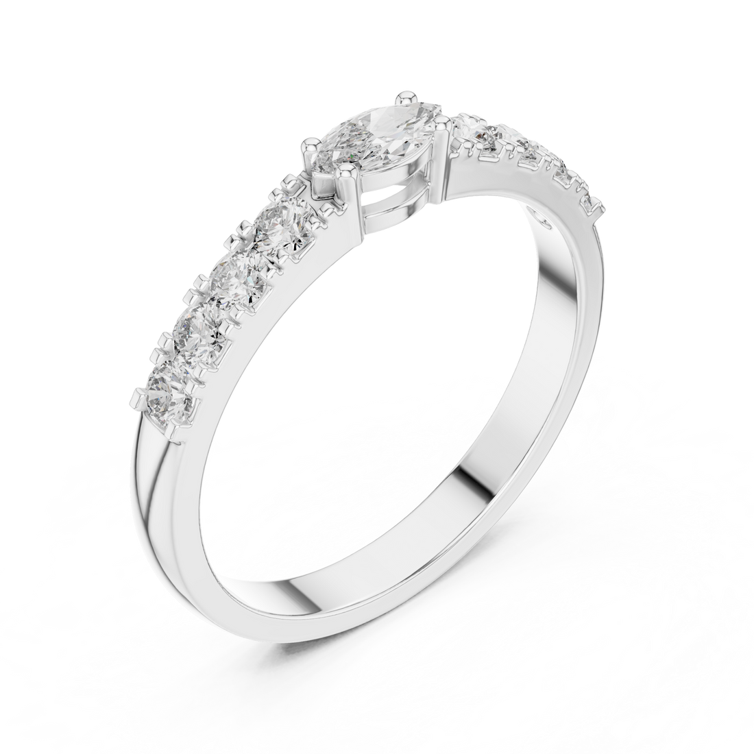 Classic oval halo engagement ring featuring sparkling lab-grown diamonds set in a refined white gold band with timeless elegance.