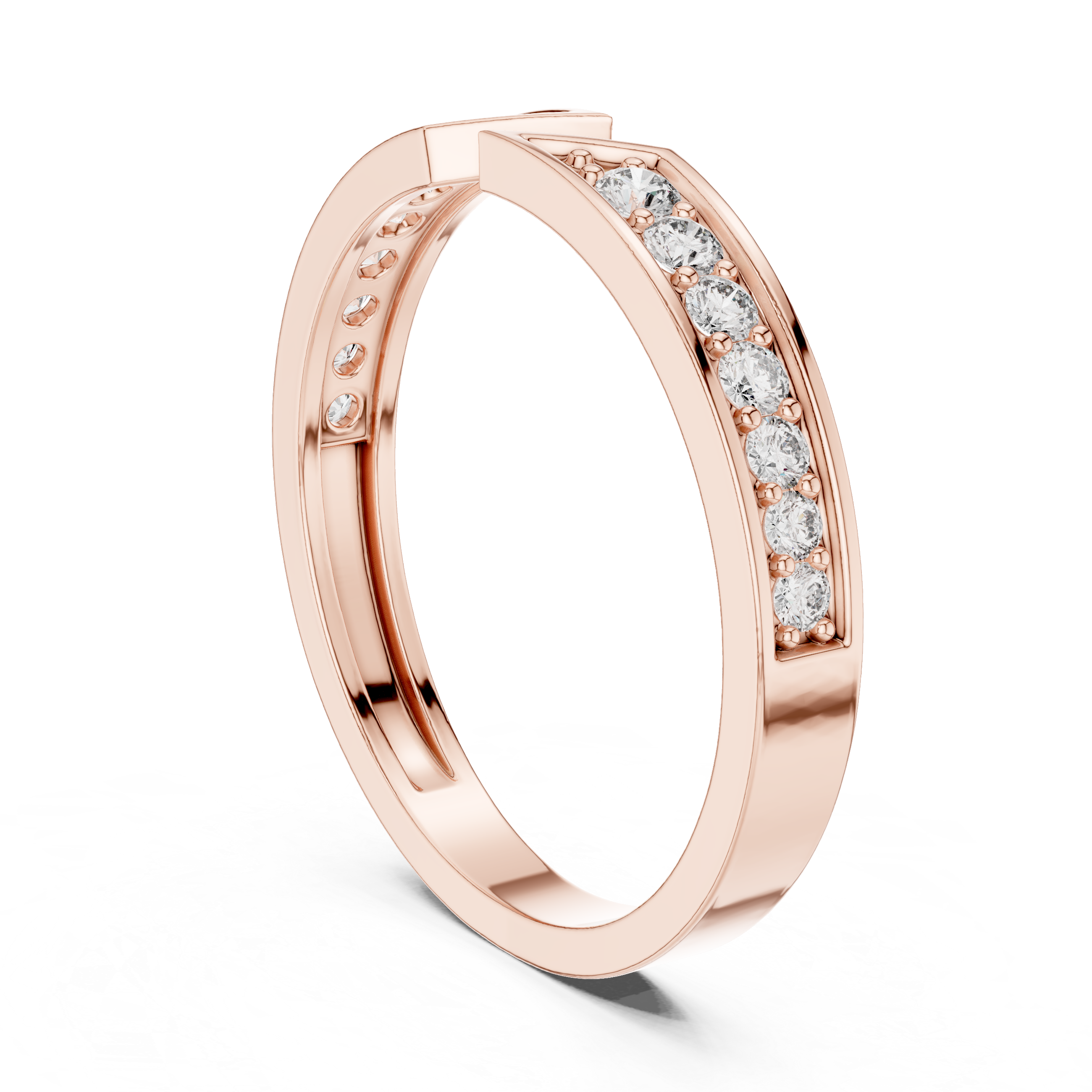 Classic princess-cut CZ diamond ring designed in white gold plating for timeless everyday elegance.