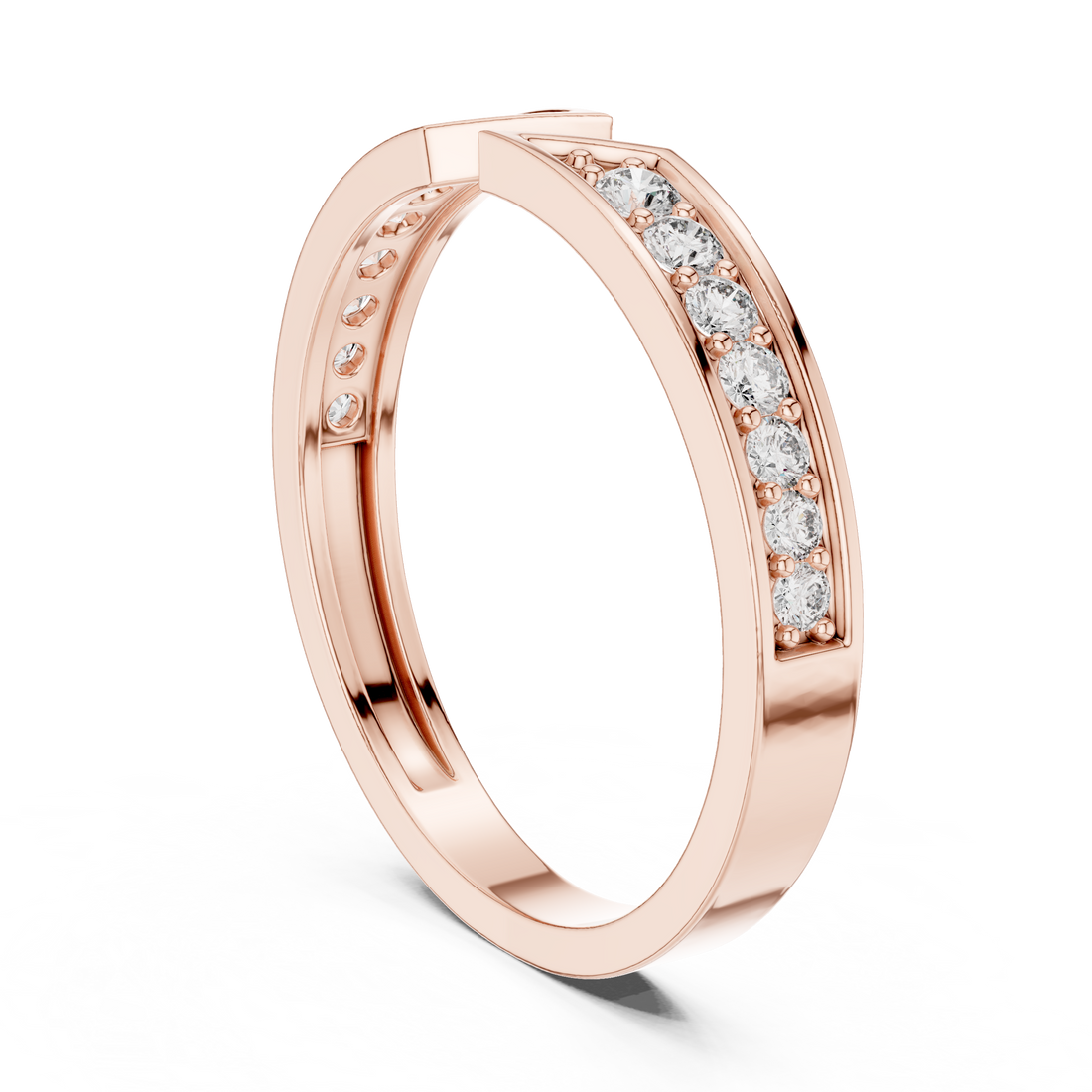 Classic princess-cut CZ diamond ring designed in white gold plating for timeless everyday elegance.
