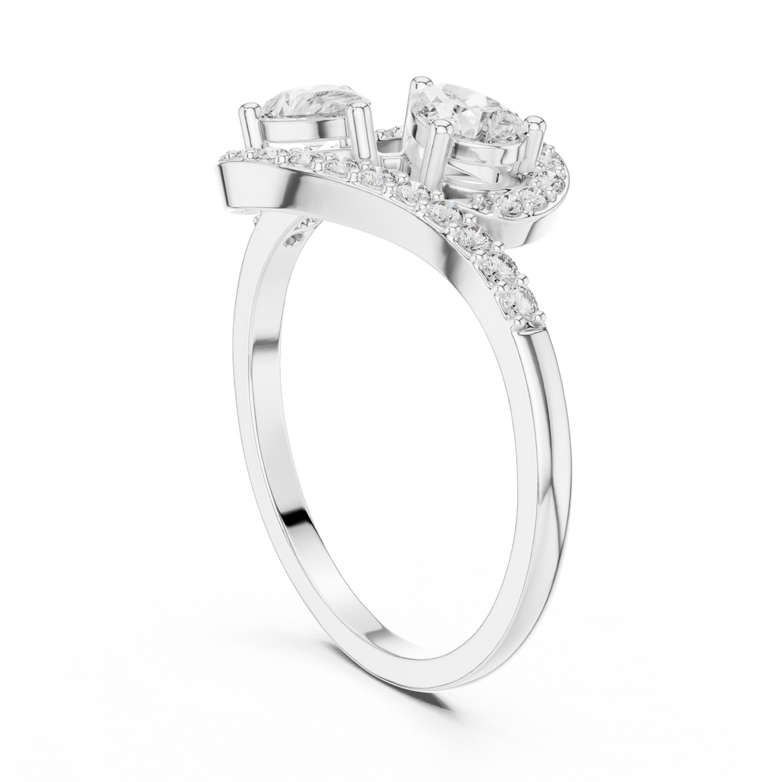 Premium bridal jewellery set featuring necklace, earrings, and bracelet crafted with brilliant lab-grown diamonds.