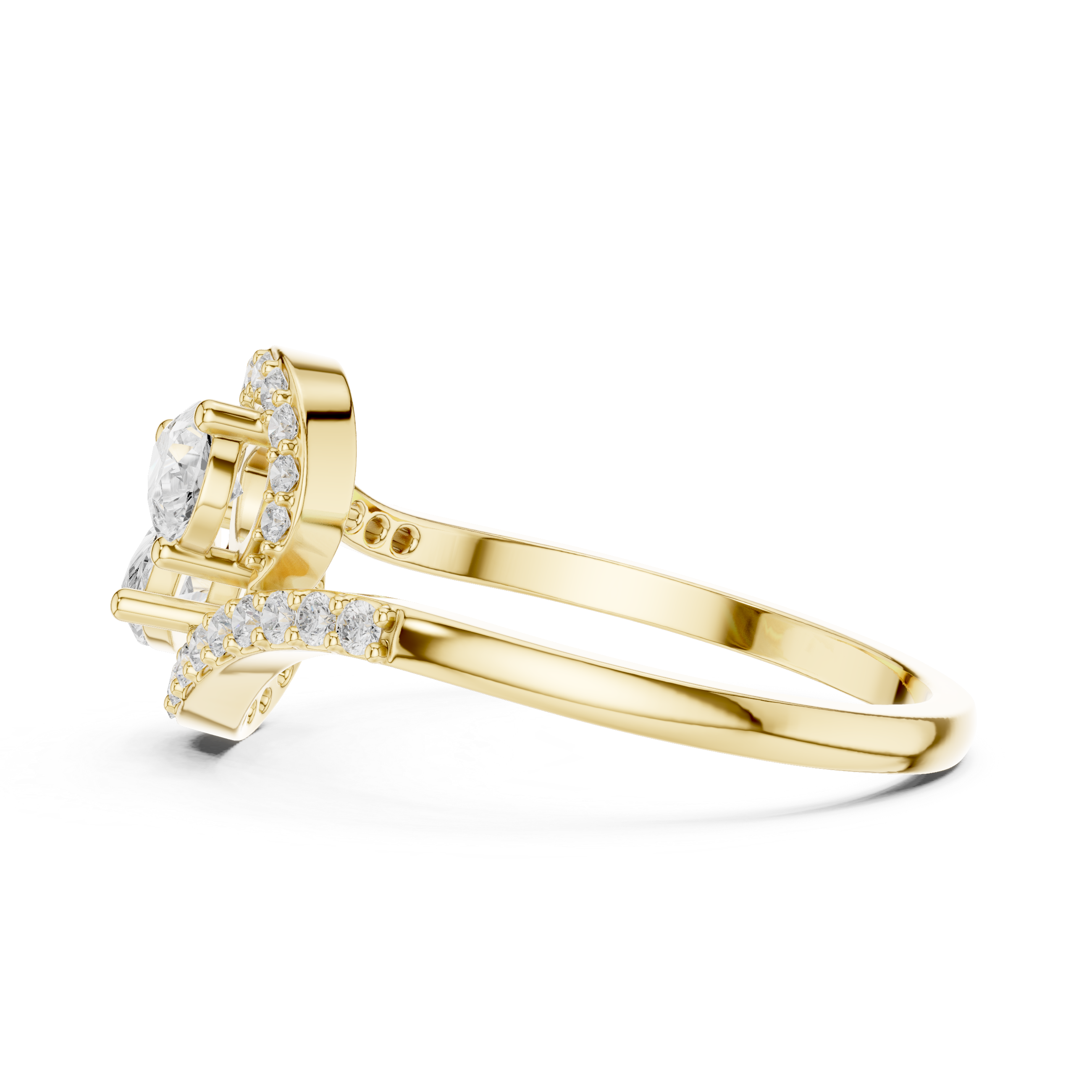 Elegant mangalsutra pendant featuring sparkling stones crafted in classic gold style.