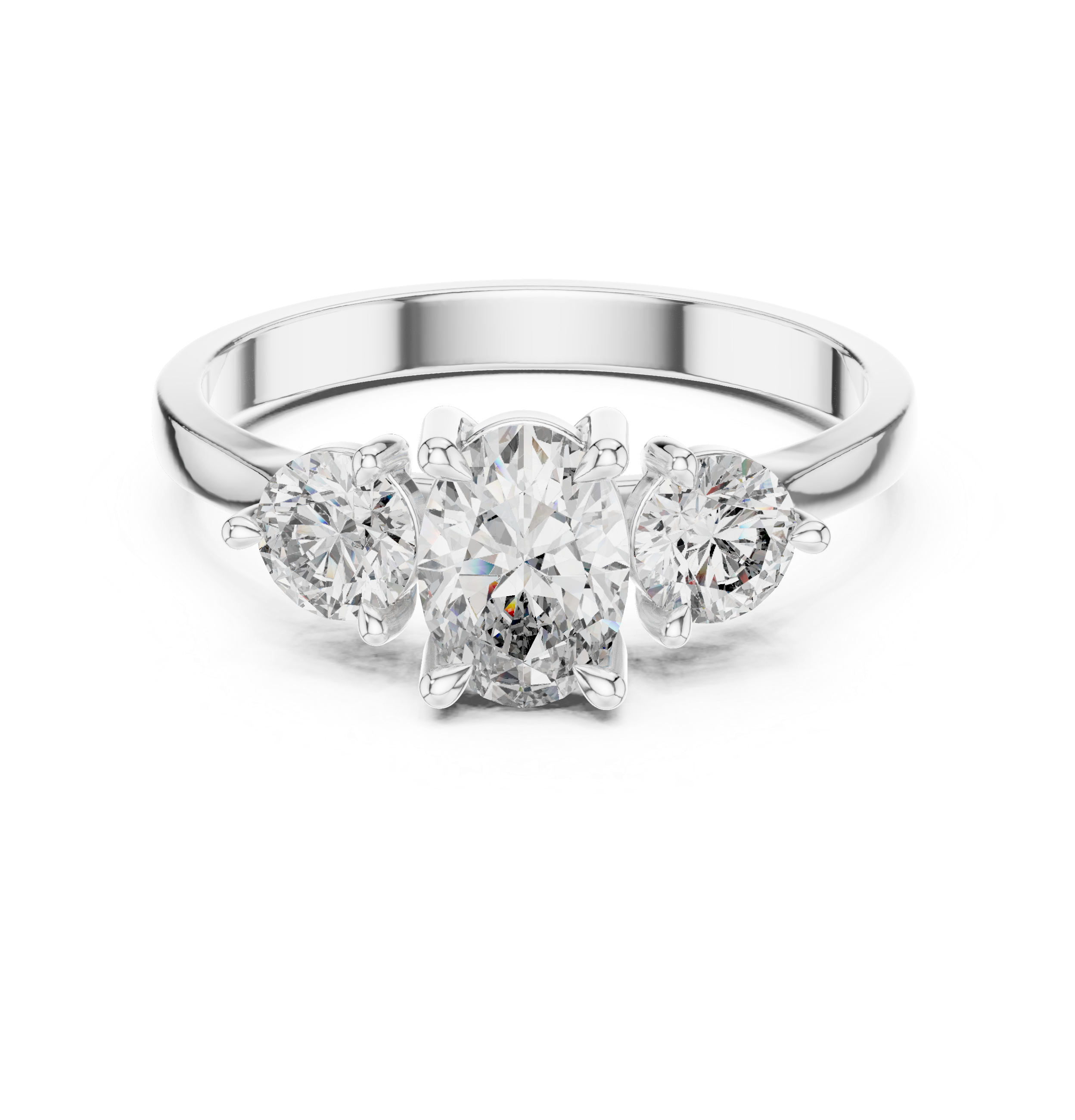 Adjustable toe ring with slim metal band.