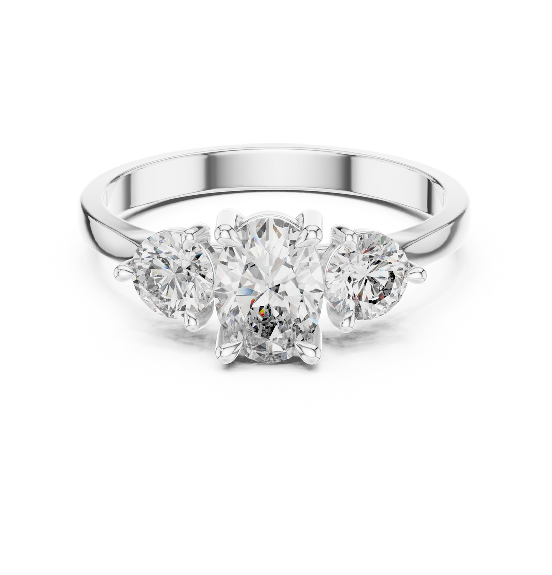 Adjustable toe ring with slim metal band.