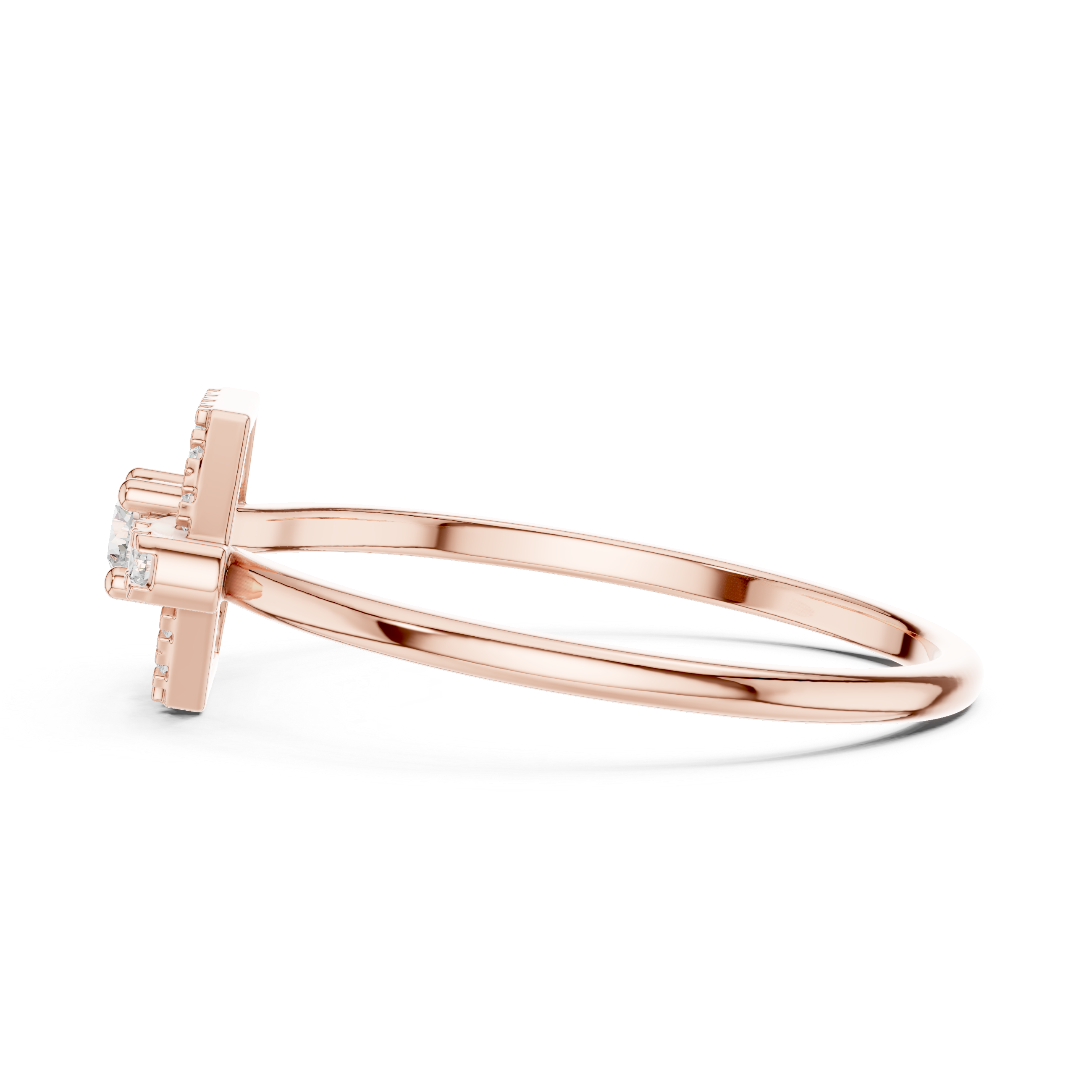 Trendy layered choker necklace featuring CZ diamond embellishments in polished gold finish.