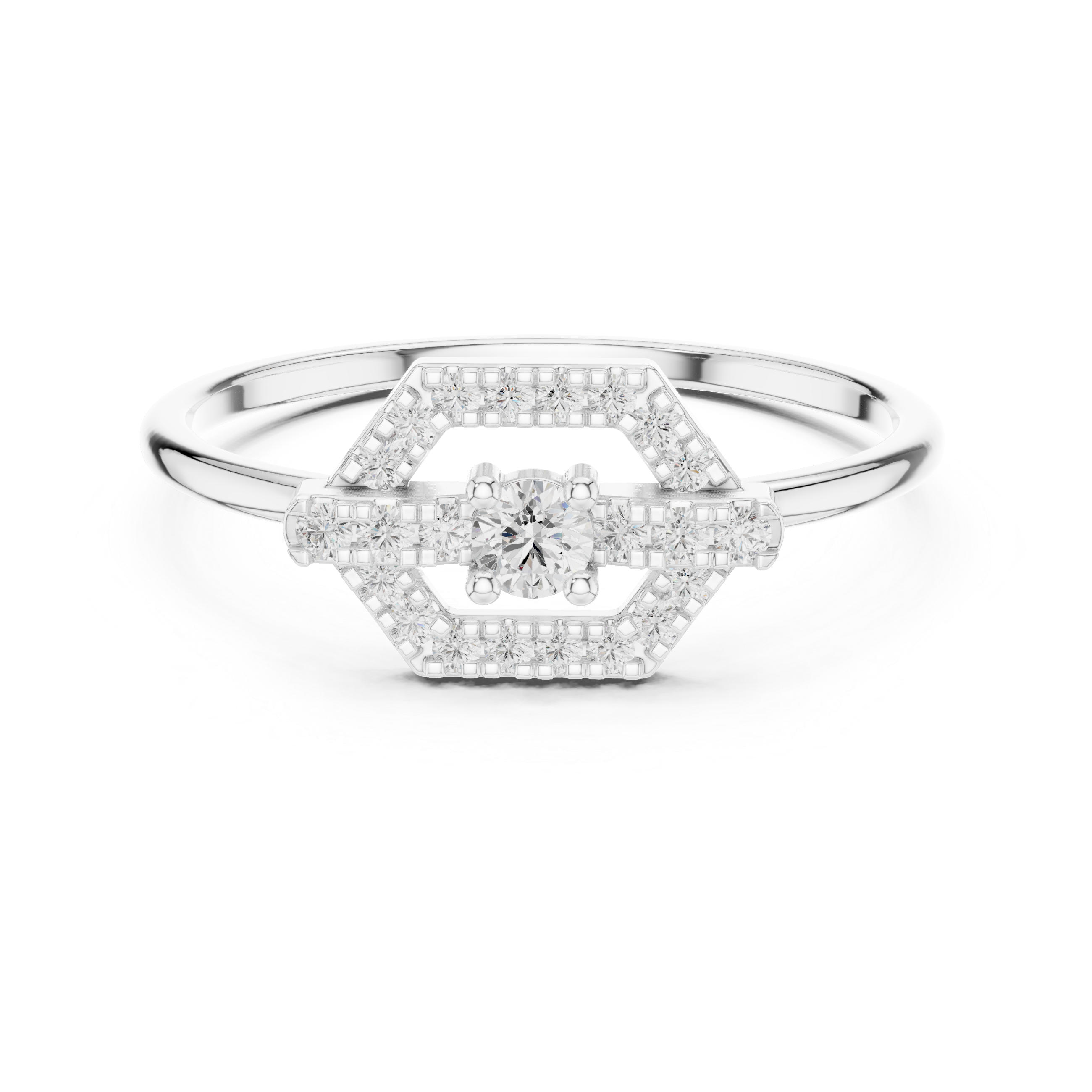 Classic diamond cuff bracelet crafted in white gold with intricate engraved detailing.