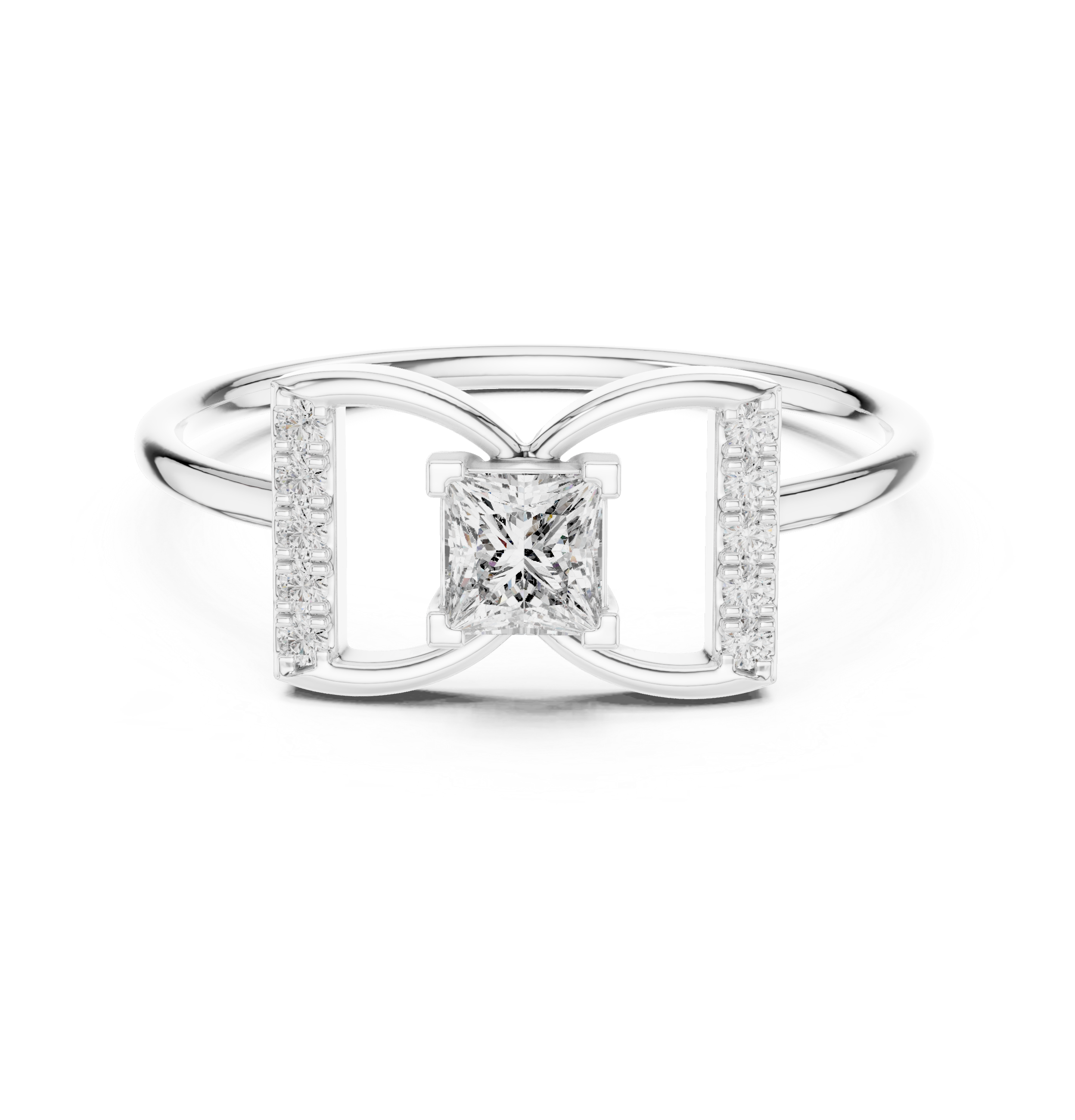 Stylish layered pearl and diamond necklace crafted in white gold for luxurious look.