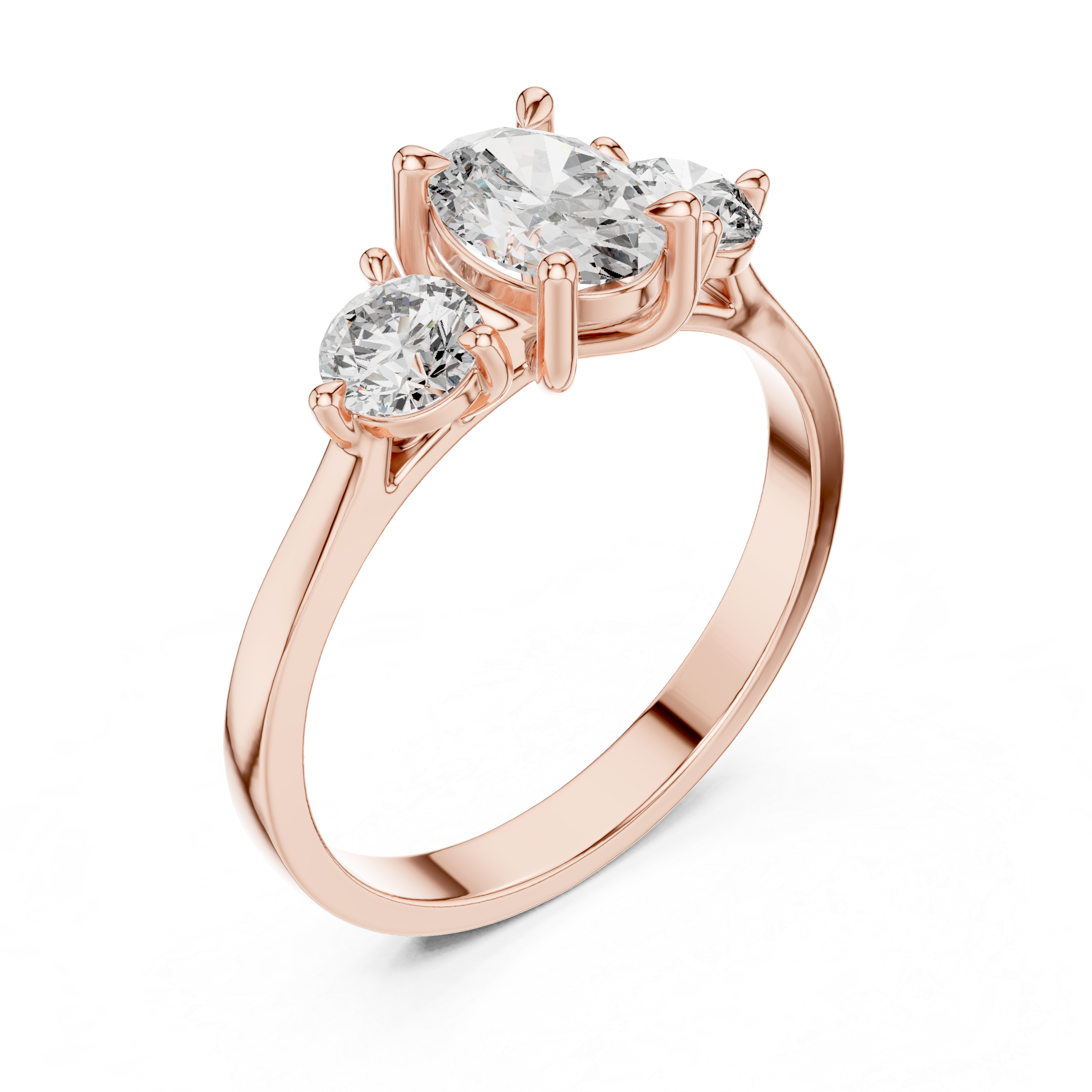 Halo engagement ring with brilliant diamond border.