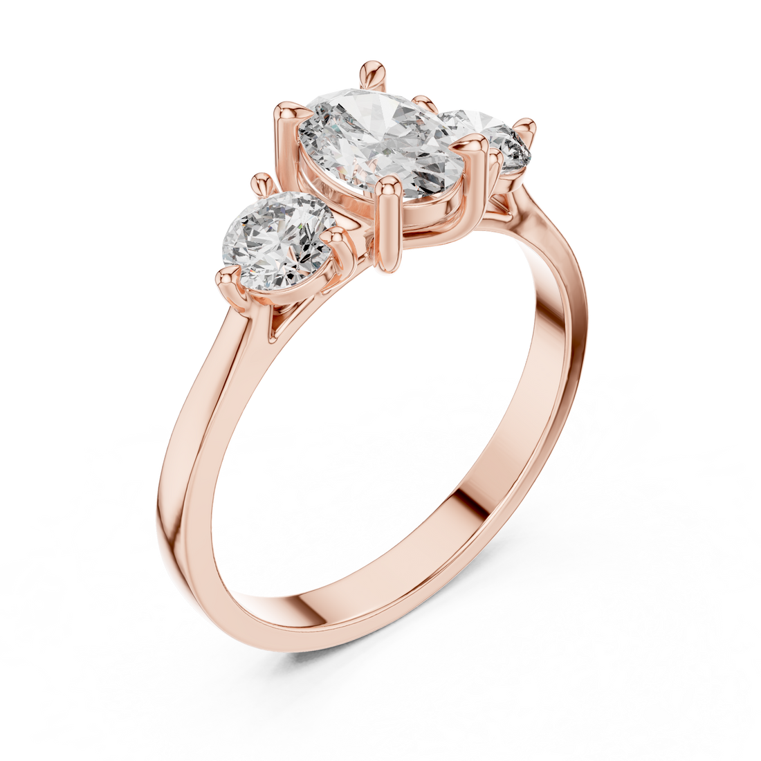 Halo engagement ring with brilliant diamond border.