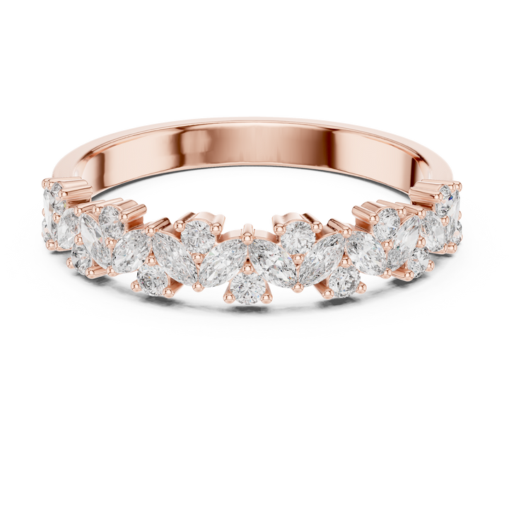 Diamond drop earrings with elegant movement.