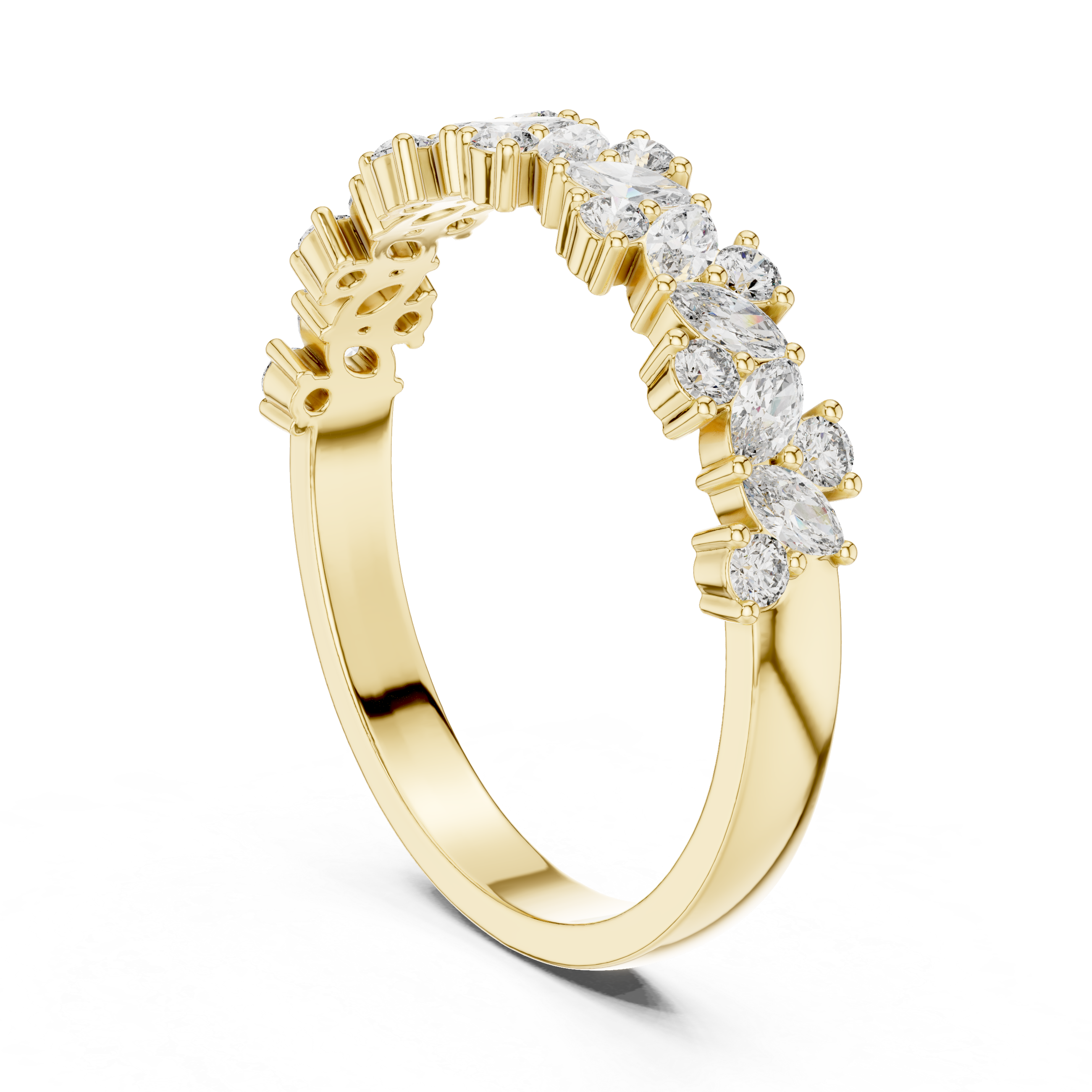 Classic gold chain bracelet with polished links.