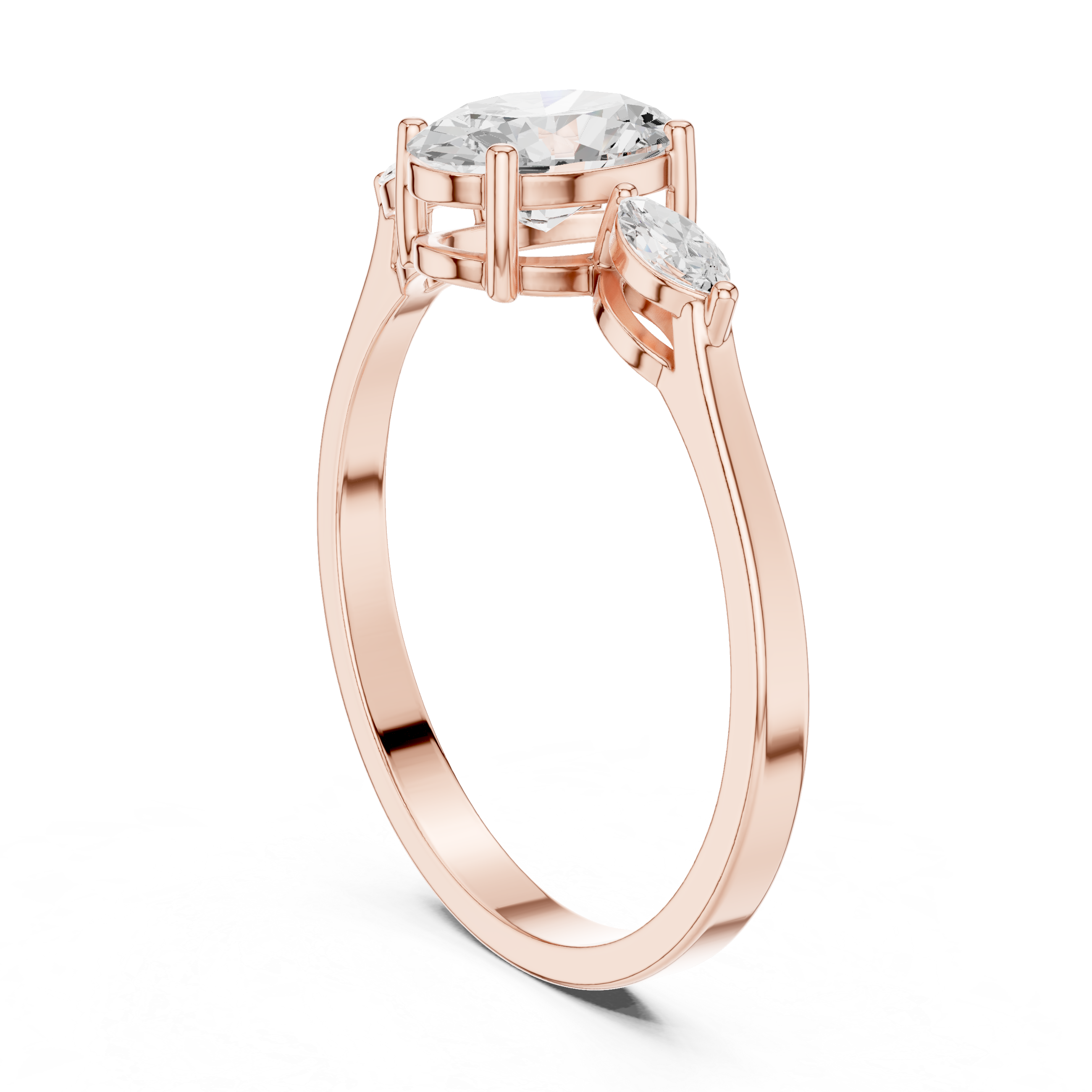 Multi-band ring with stacked structure.