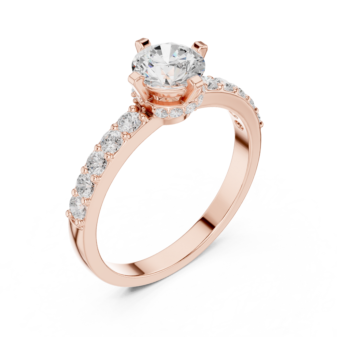 Modern pearl ring with sleek polished band.