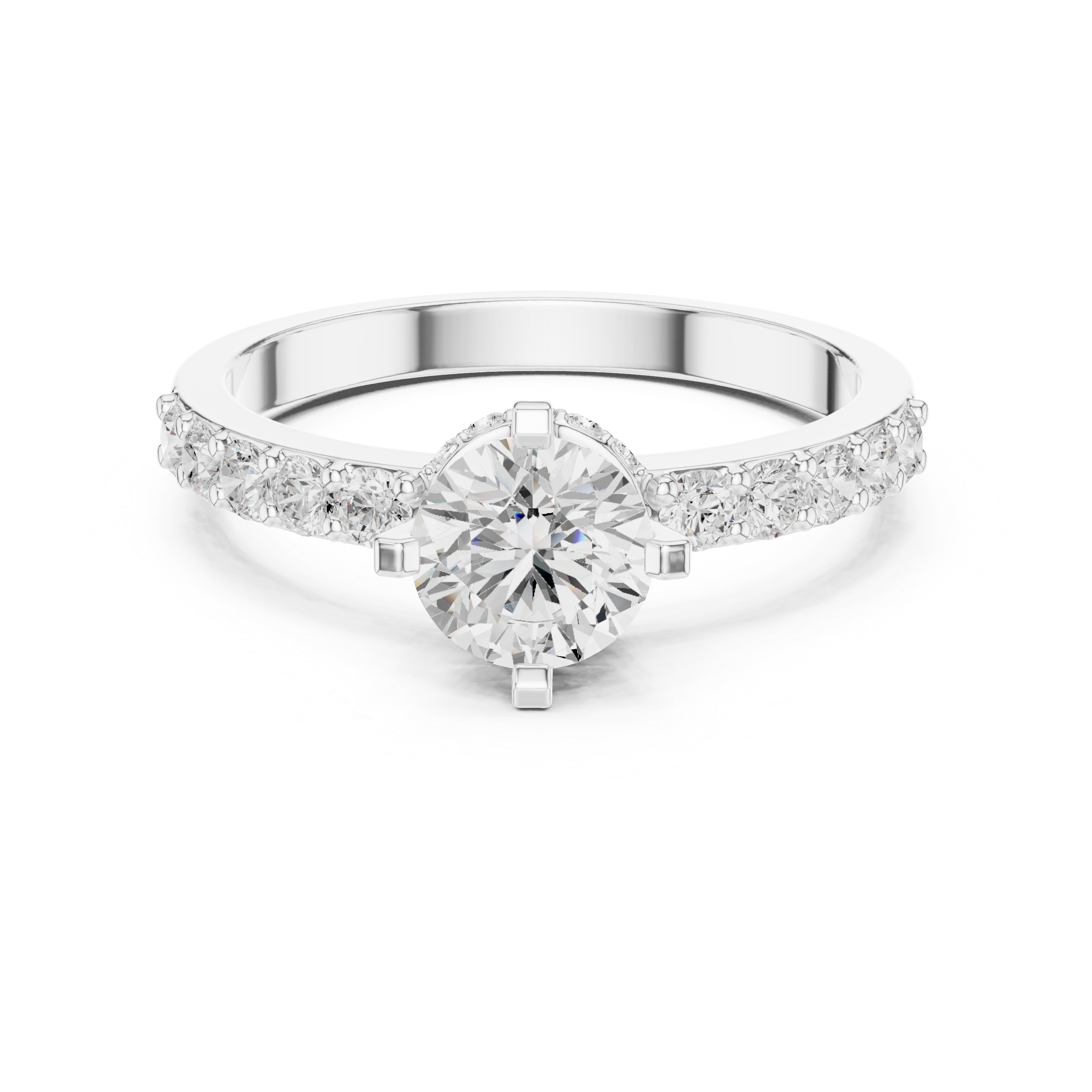Classic wedding jewellery set with matching pieces.