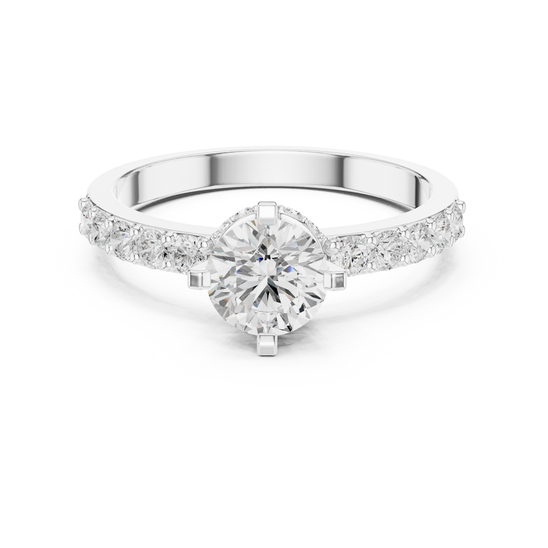 Classic wedding jewellery set with matching pieces.
