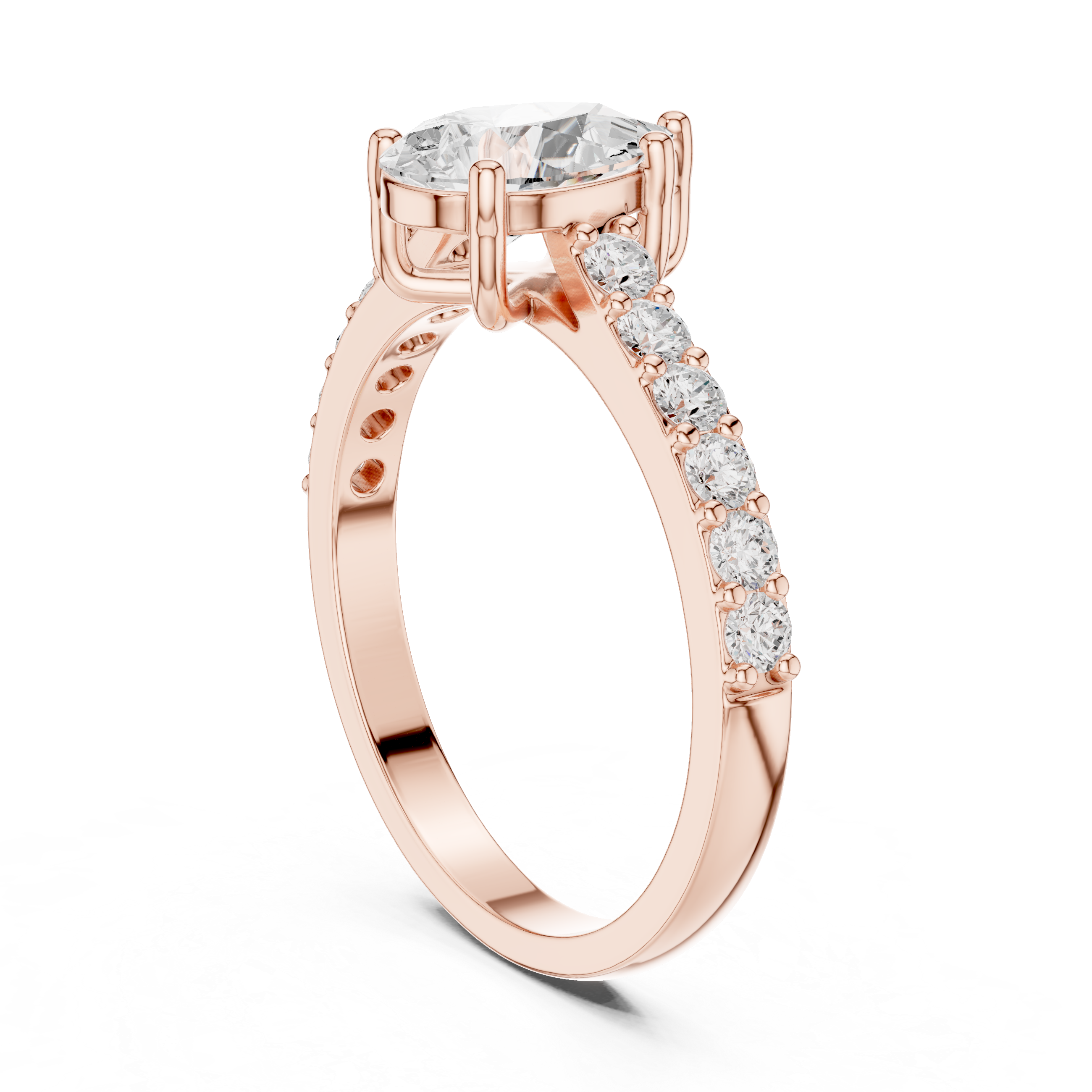 Classic gold ring with simple polished finish.