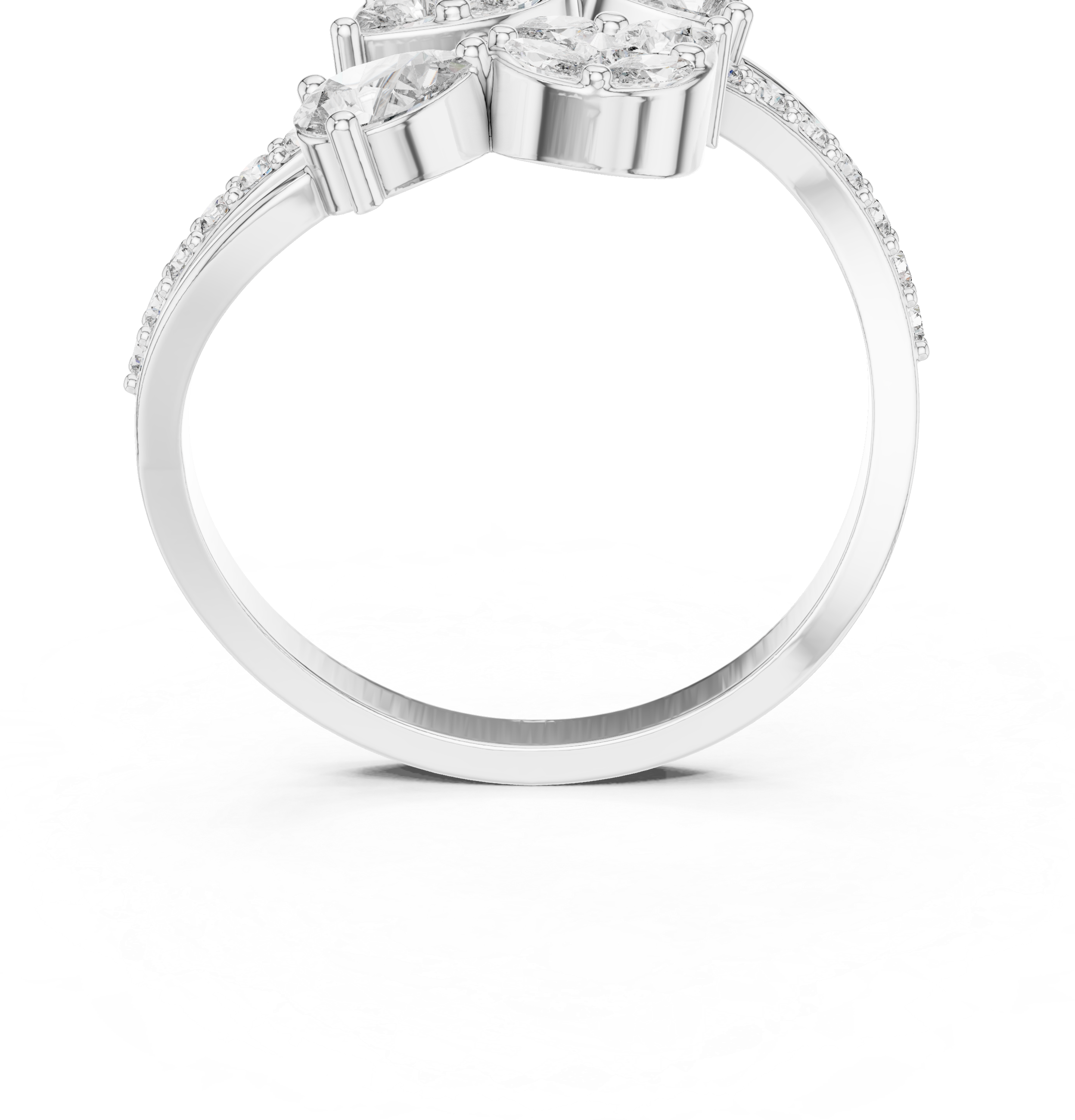 Bridal jewellery set with elegant coordinated design.