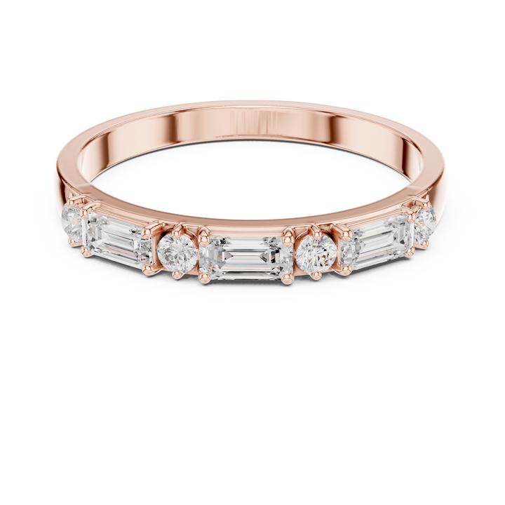 Double strand bracelet with layered structure.