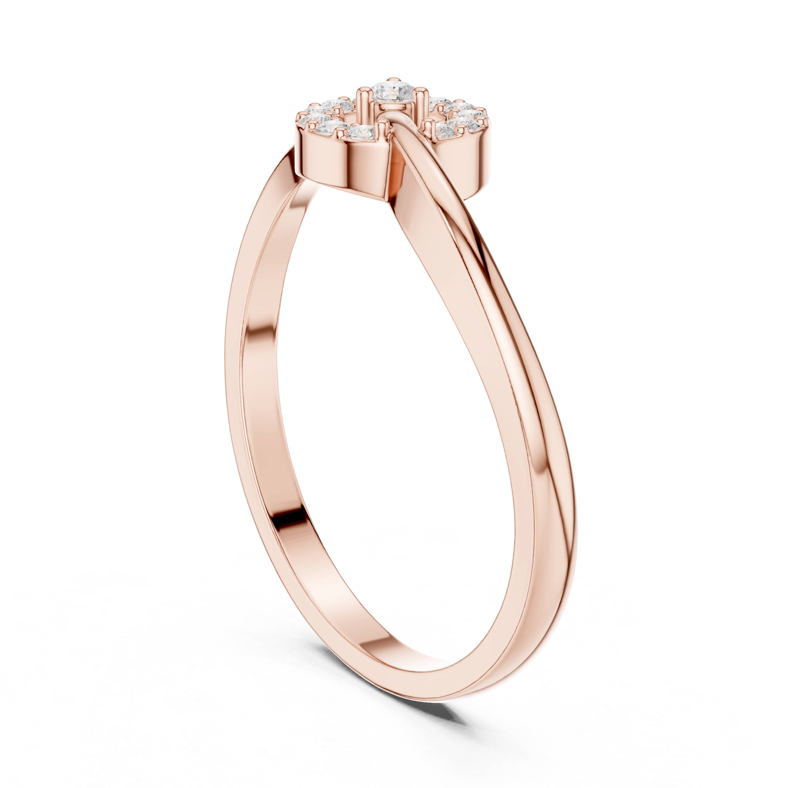 Classic gold nose hoop with thin polished band.