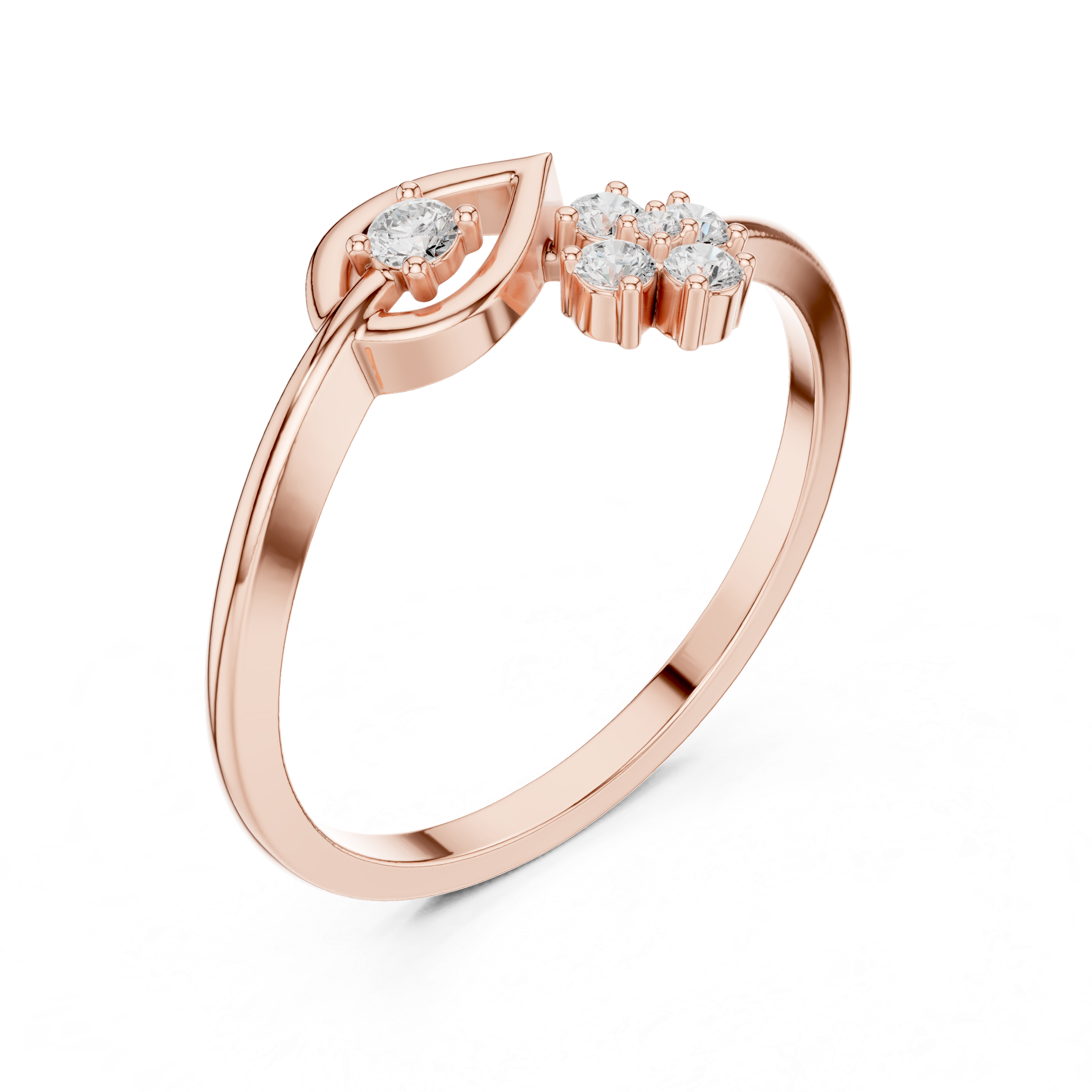 Classic toe ring with simple smooth band.