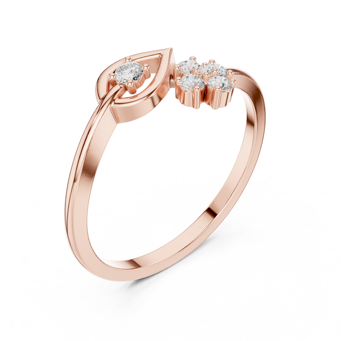 Classic toe ring with simple smooth band.