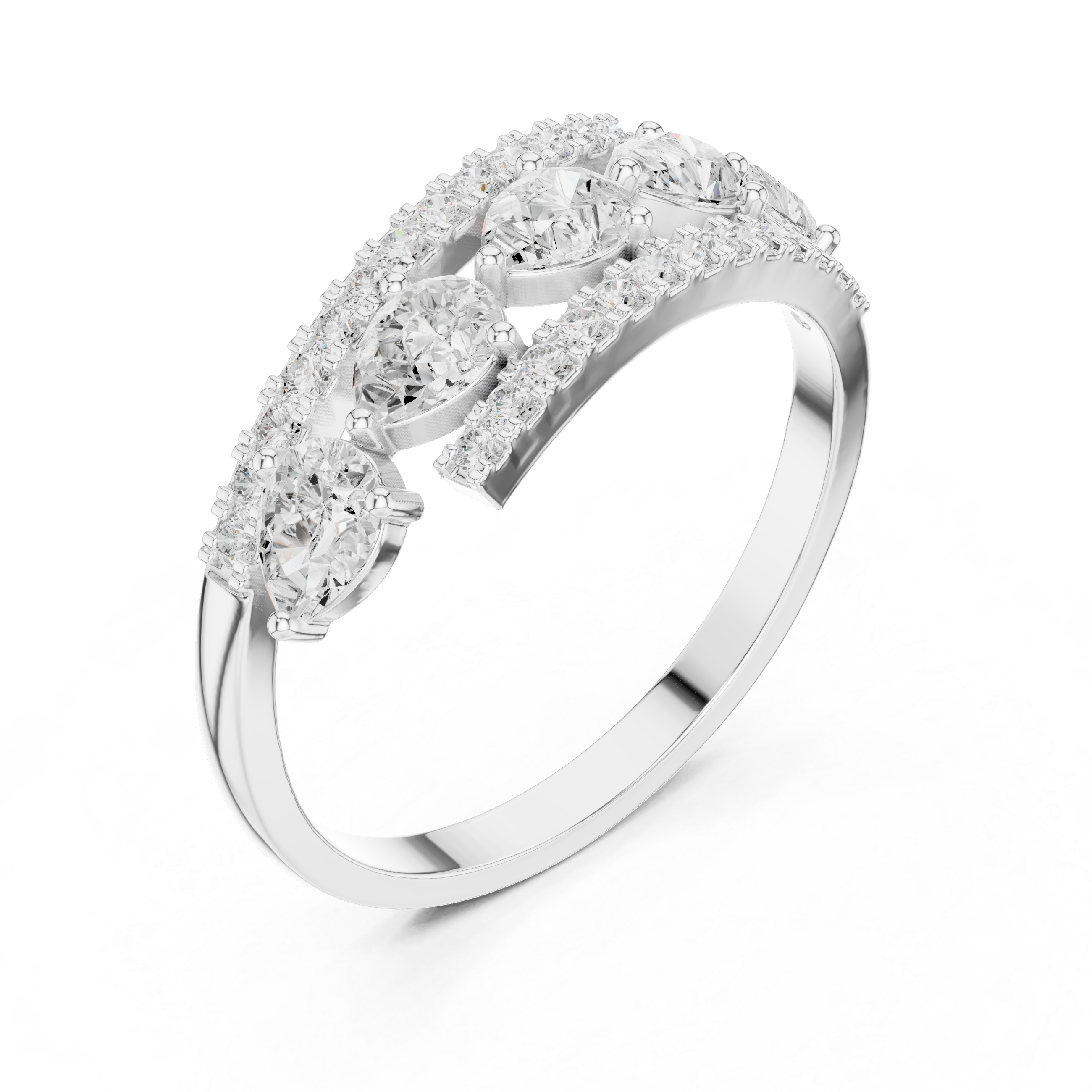 Adjustable baby ring with rounded smooth edges.
