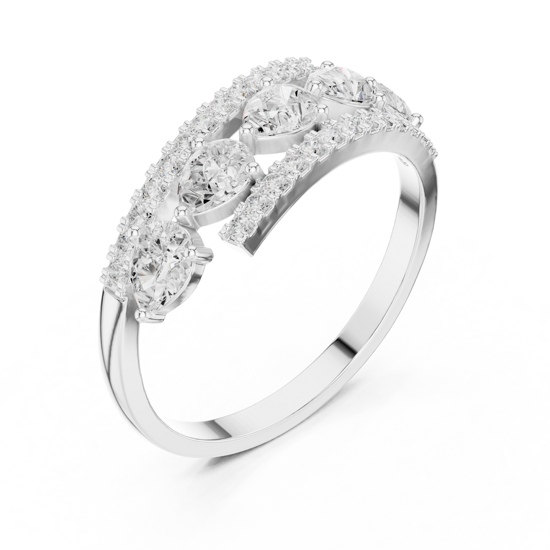 Adjustable baby ring with rounded smooth edges.
