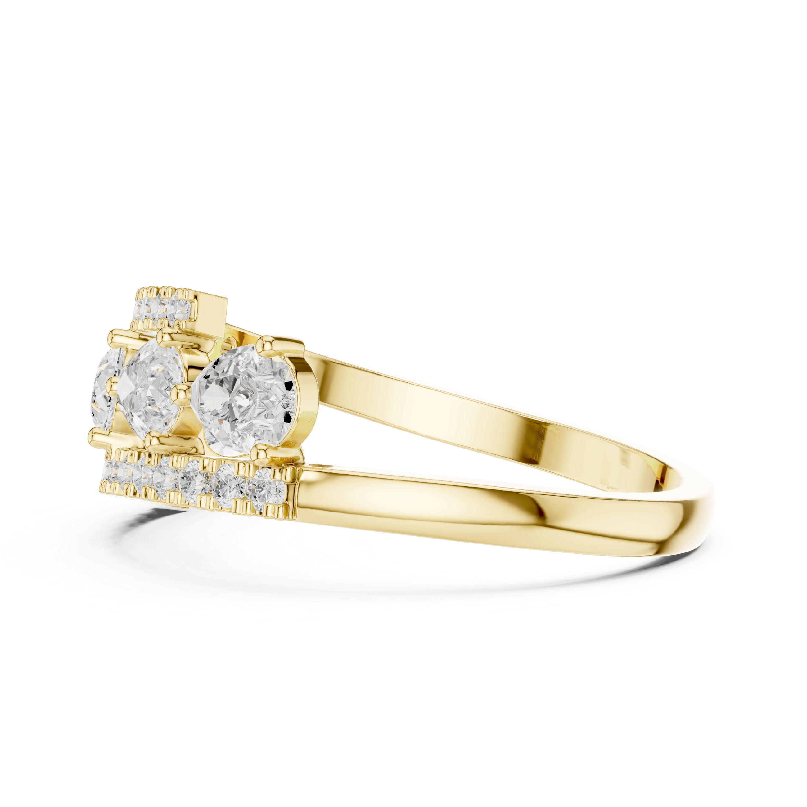 Open band ring with adjustable modern style.