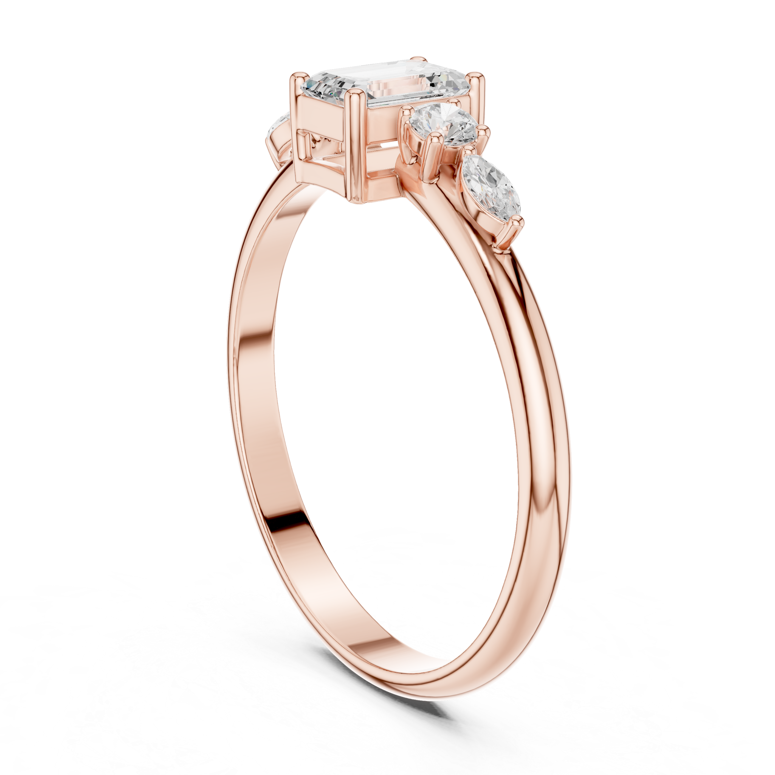Eternity ring with continuous diamond sparkle.