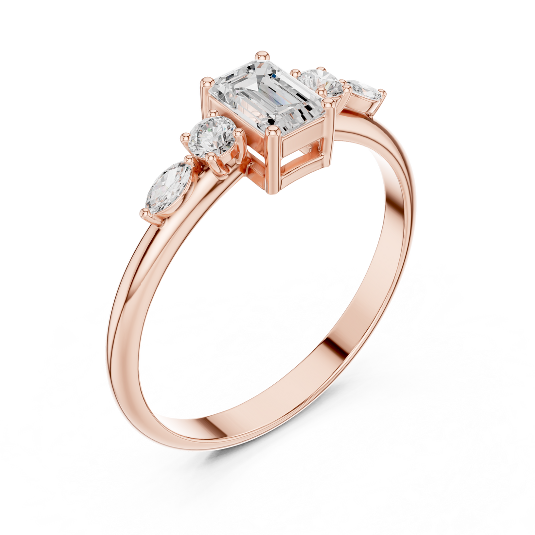 Anniversary band with gemstone detailing.