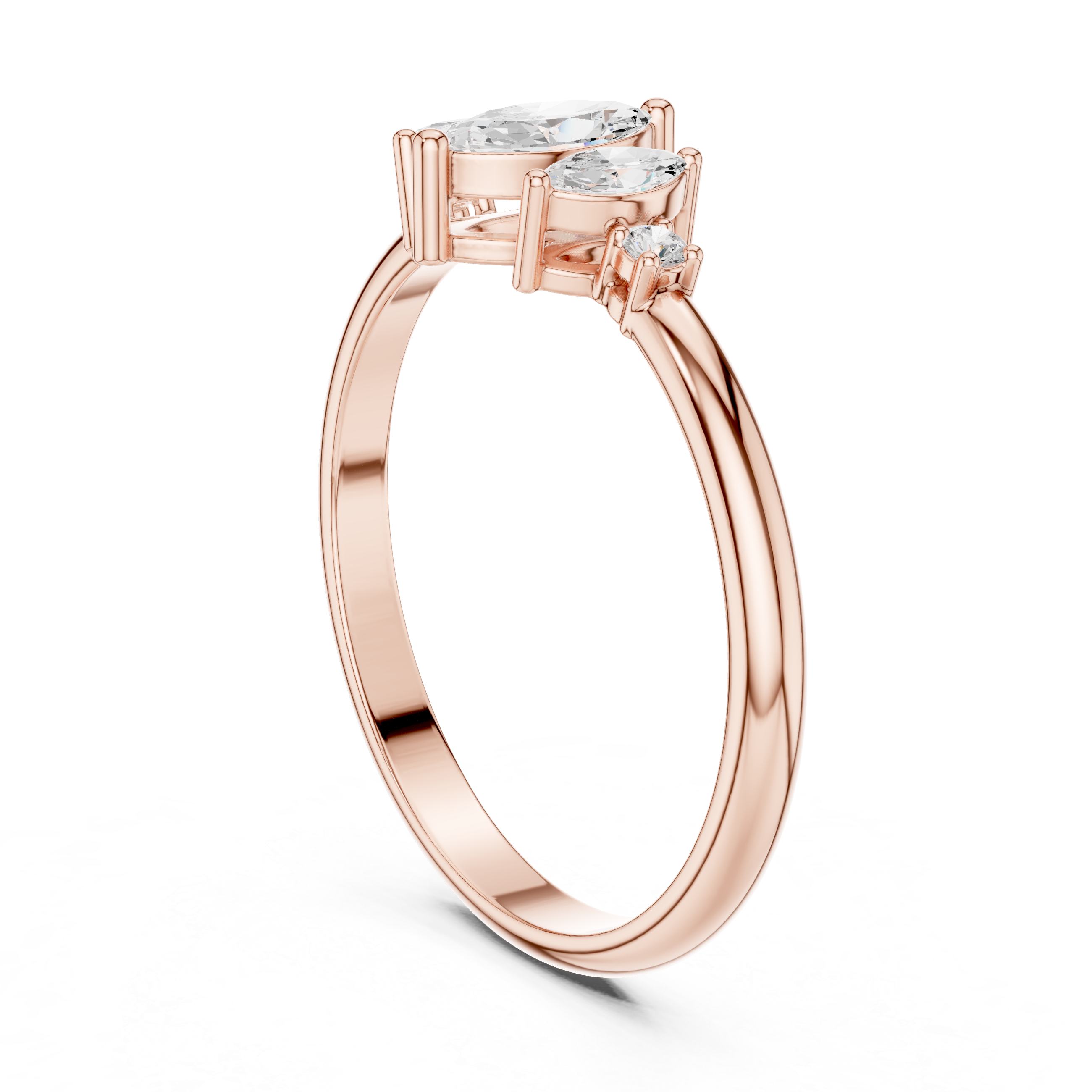 Adjustable toe ring with slim band design.