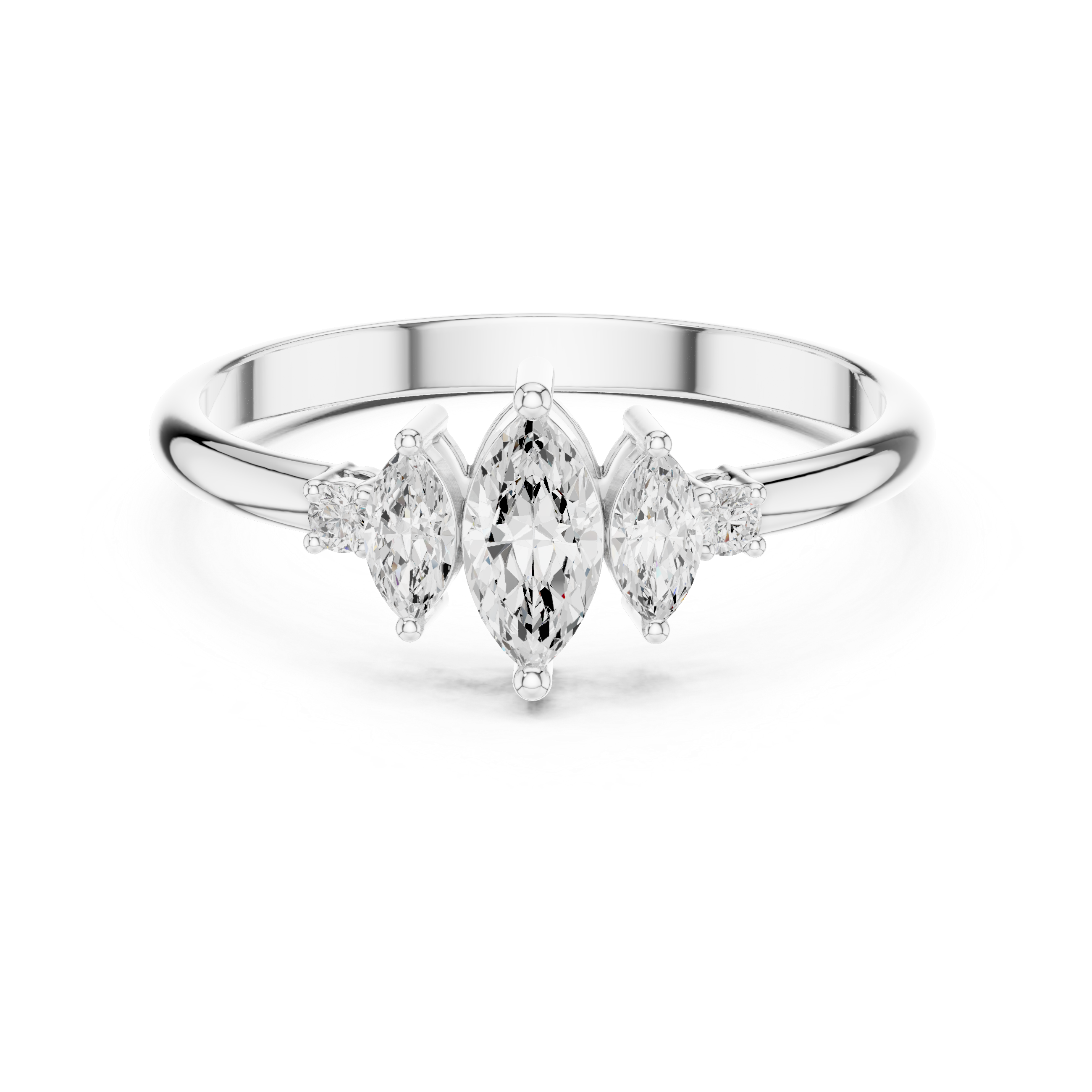 Cushion-cut engagement ring with refined sparkle.