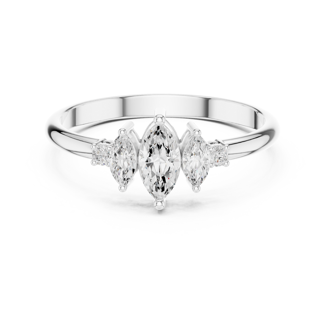 Cushion-cut engagement ring with refined sparkle.
